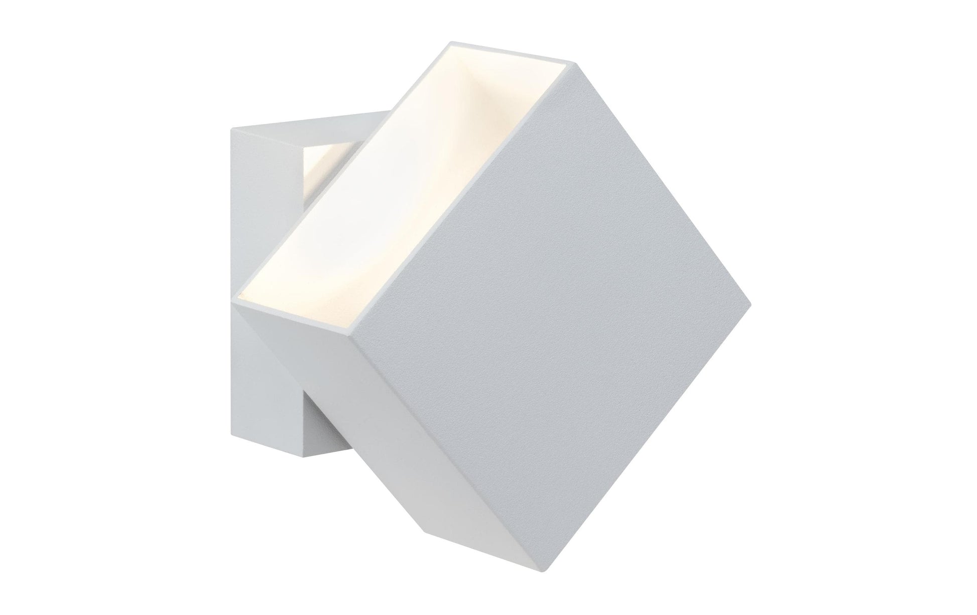 Paulmann Aussenwandleuchte – 355 lm, 6 W – Warmweiss, 2700 K – IP65 – Netzbetrieb – Weiss – Aluminium