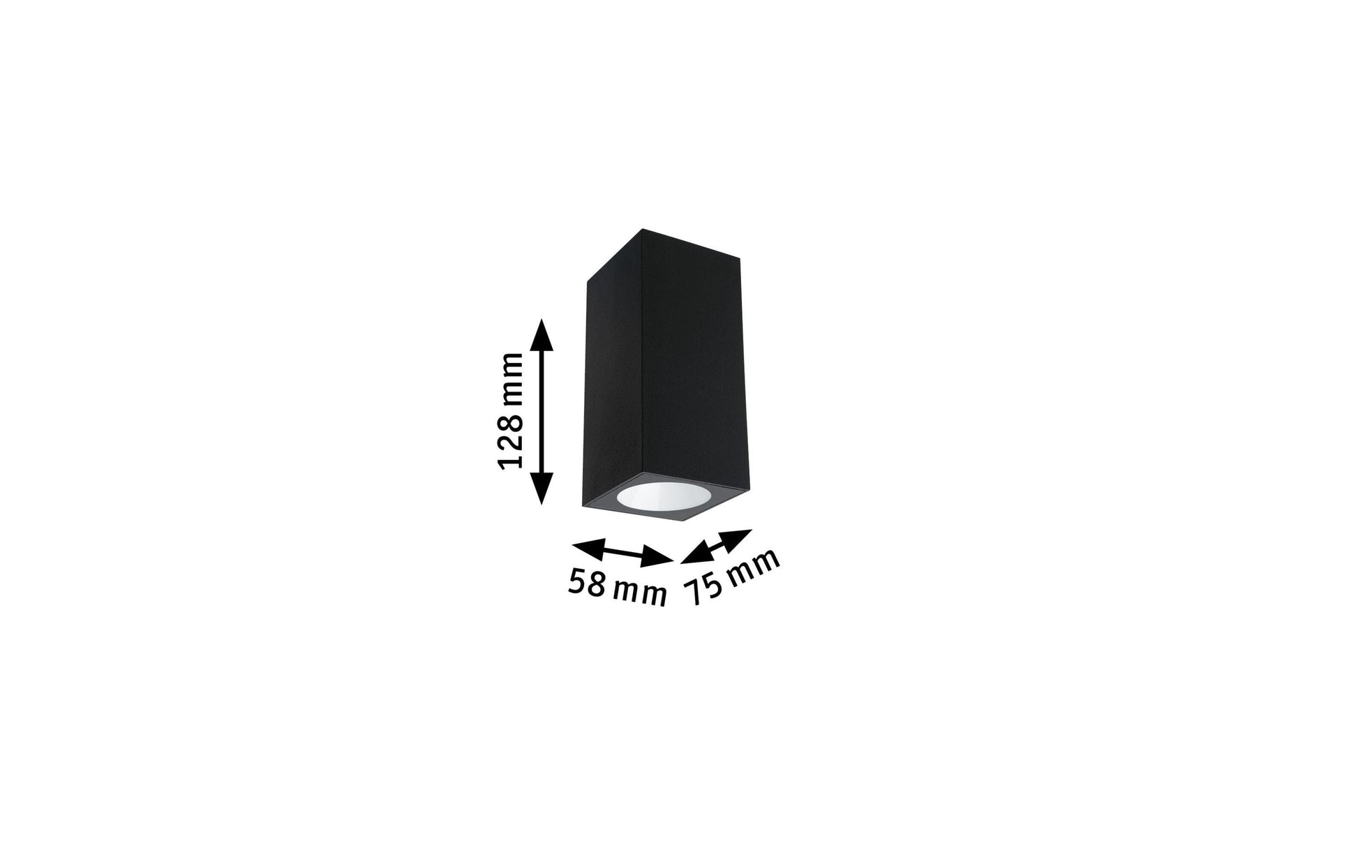 Paulmann Aussenwandleuchte – 520 lm, 6 W – Warmweiss, 3000 K – IP44 – Netzbetrieb – Anthrazit, Aluminium