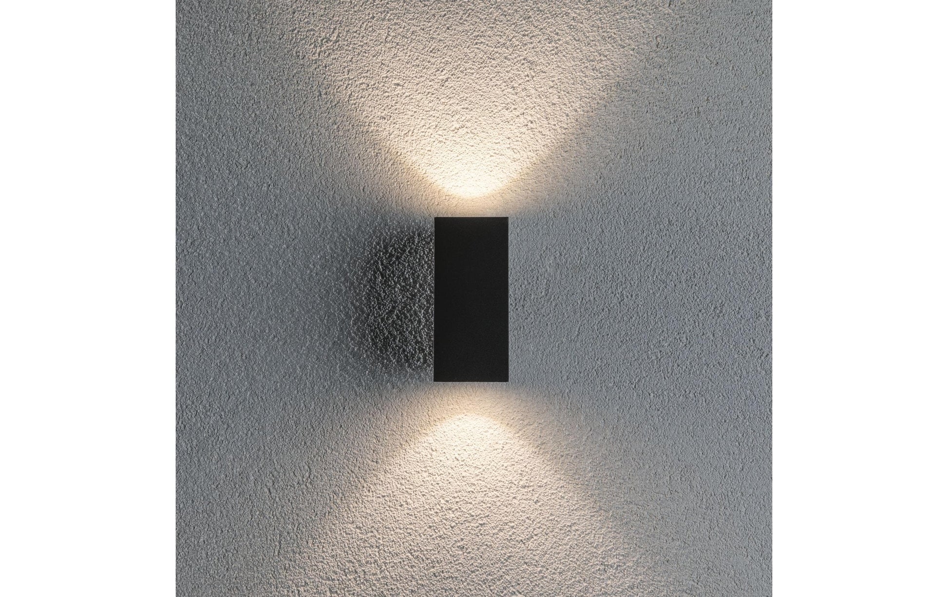 Paulmann Aussenwandleuchte – 520 lm, 6 W – Warmweiss, 3000 K – IP44 – Netzbetrieb – Anthrazit, Aluminium