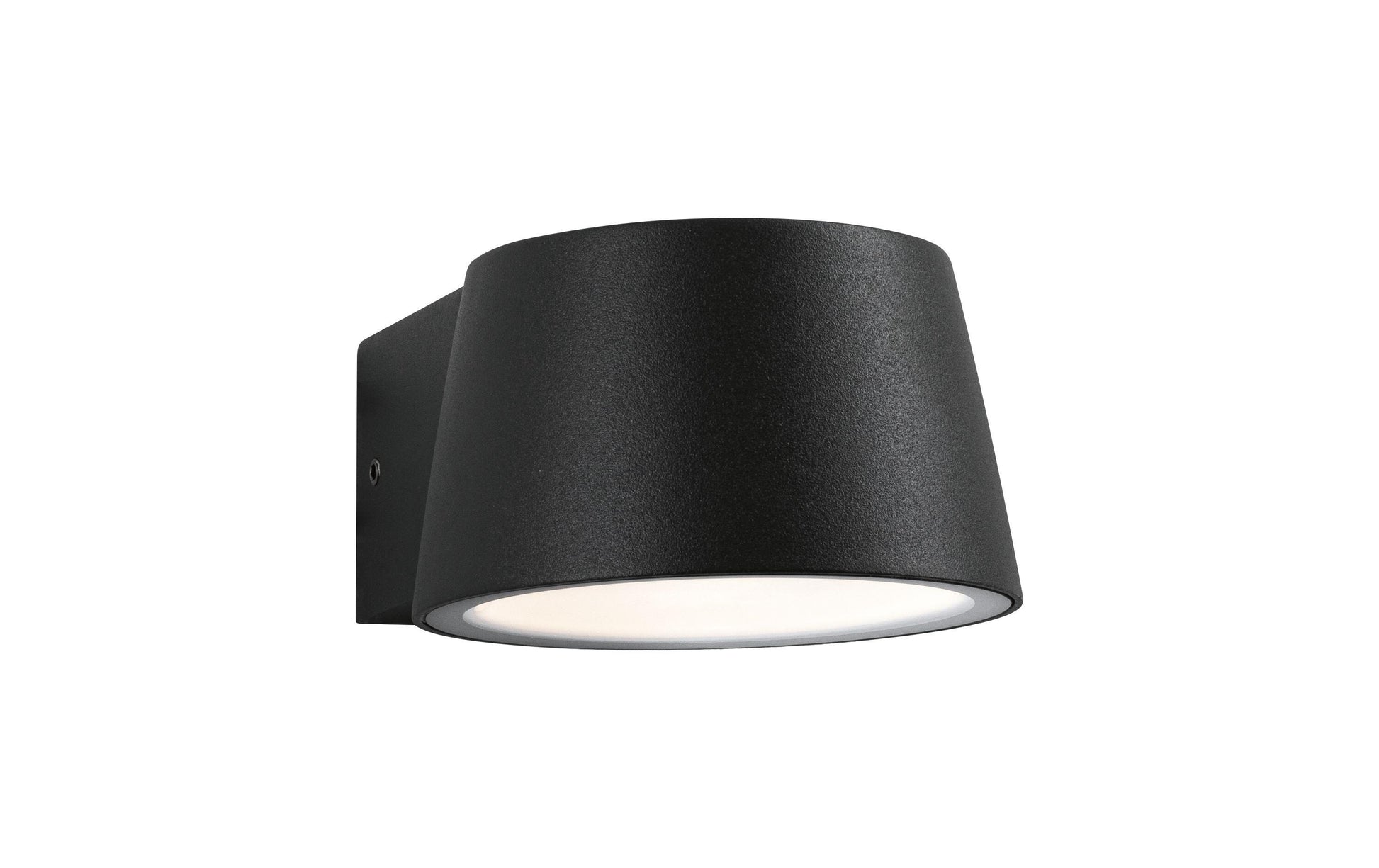 Paulmann Aussenwandleuchte – 9,6×5,6 cm, 500 lm, 5 W, Warmweiss, 3000 K, IP44, Netzbetrieb, Grau, Aluminium