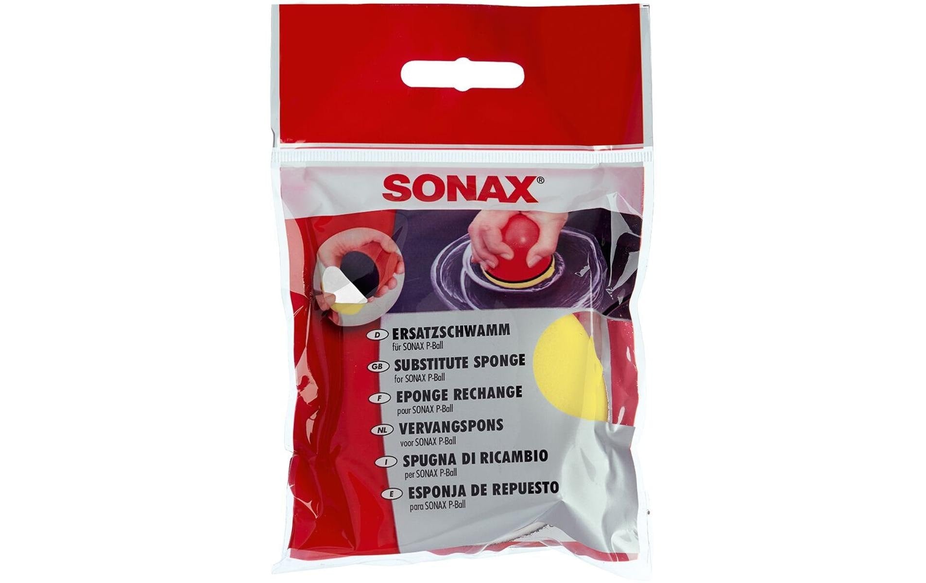 Sonax Applikator – Schwamm – 1 Stk. – Gelb