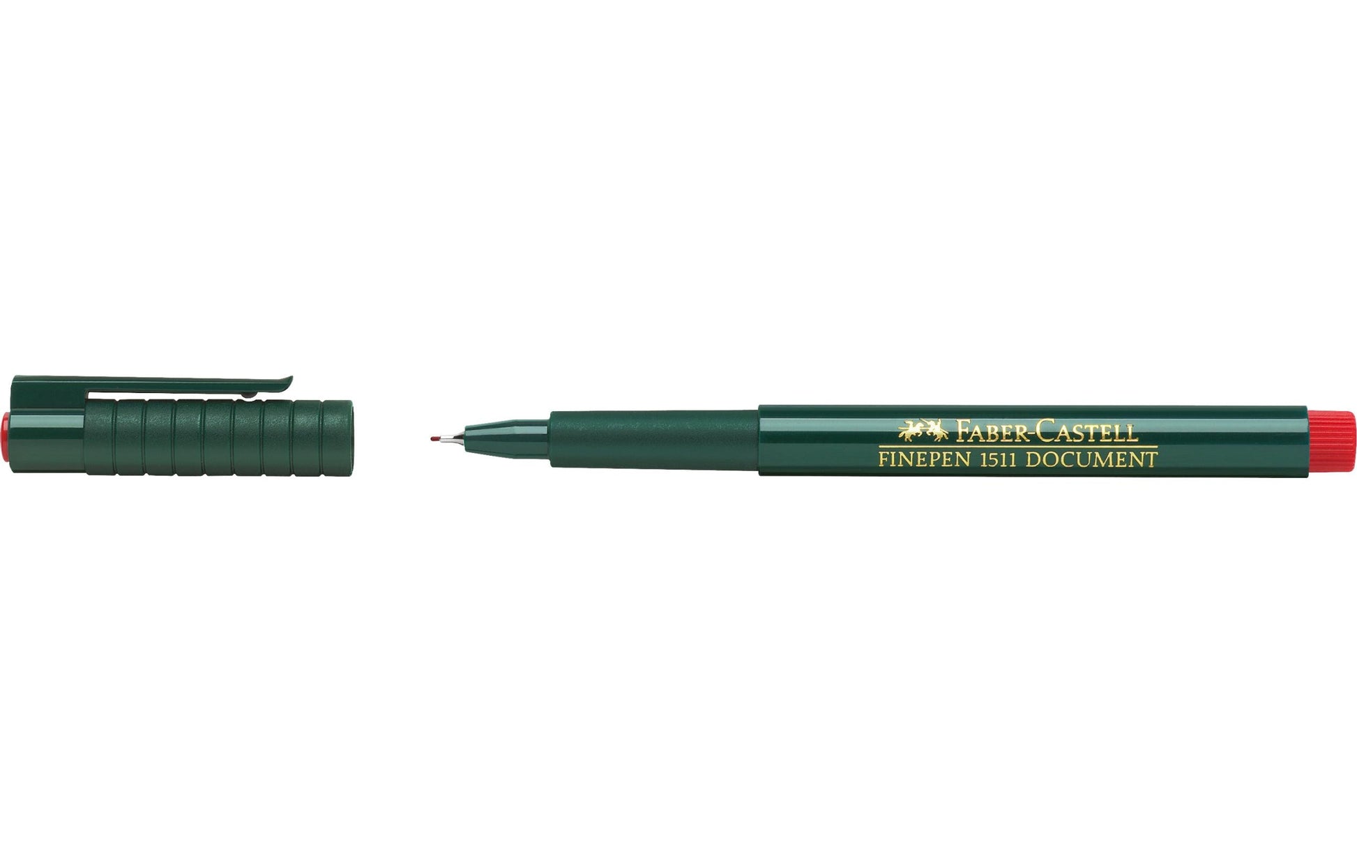 Faber-Castell Finepen 1511 Fineliner 0,4 mm – rot – dokumentenecht