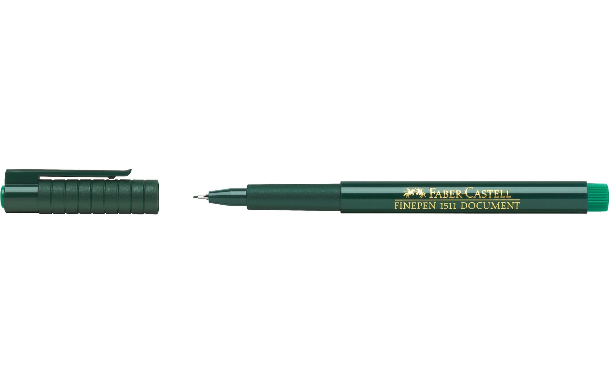 Faber-Castell Finepen 1511 Fineliner 0,4 mm – grün – dokumentenecht