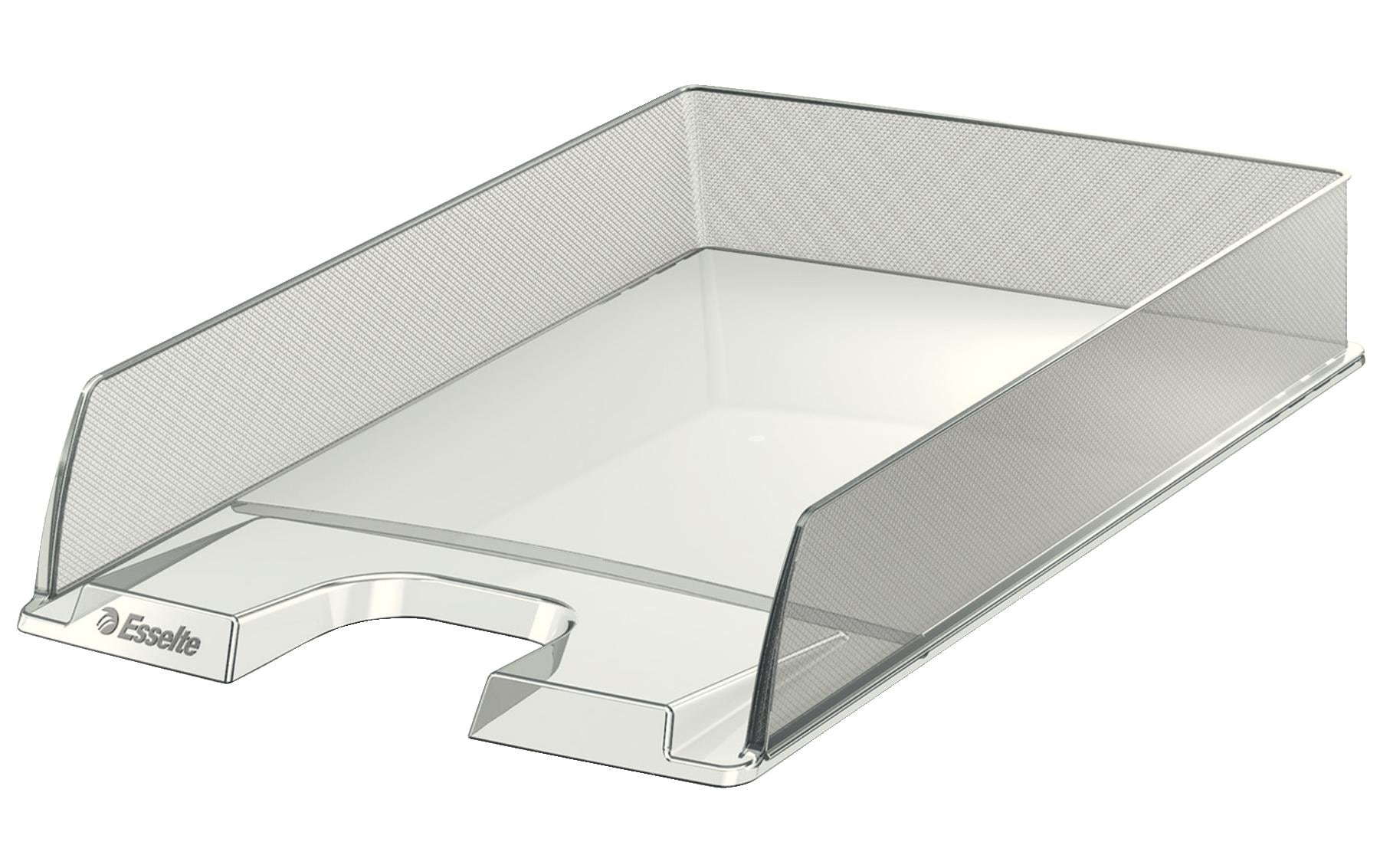 Esselte Europost – Briefkorb für A4, Polystyrol, transparent, 254 × 61 × 350 mm