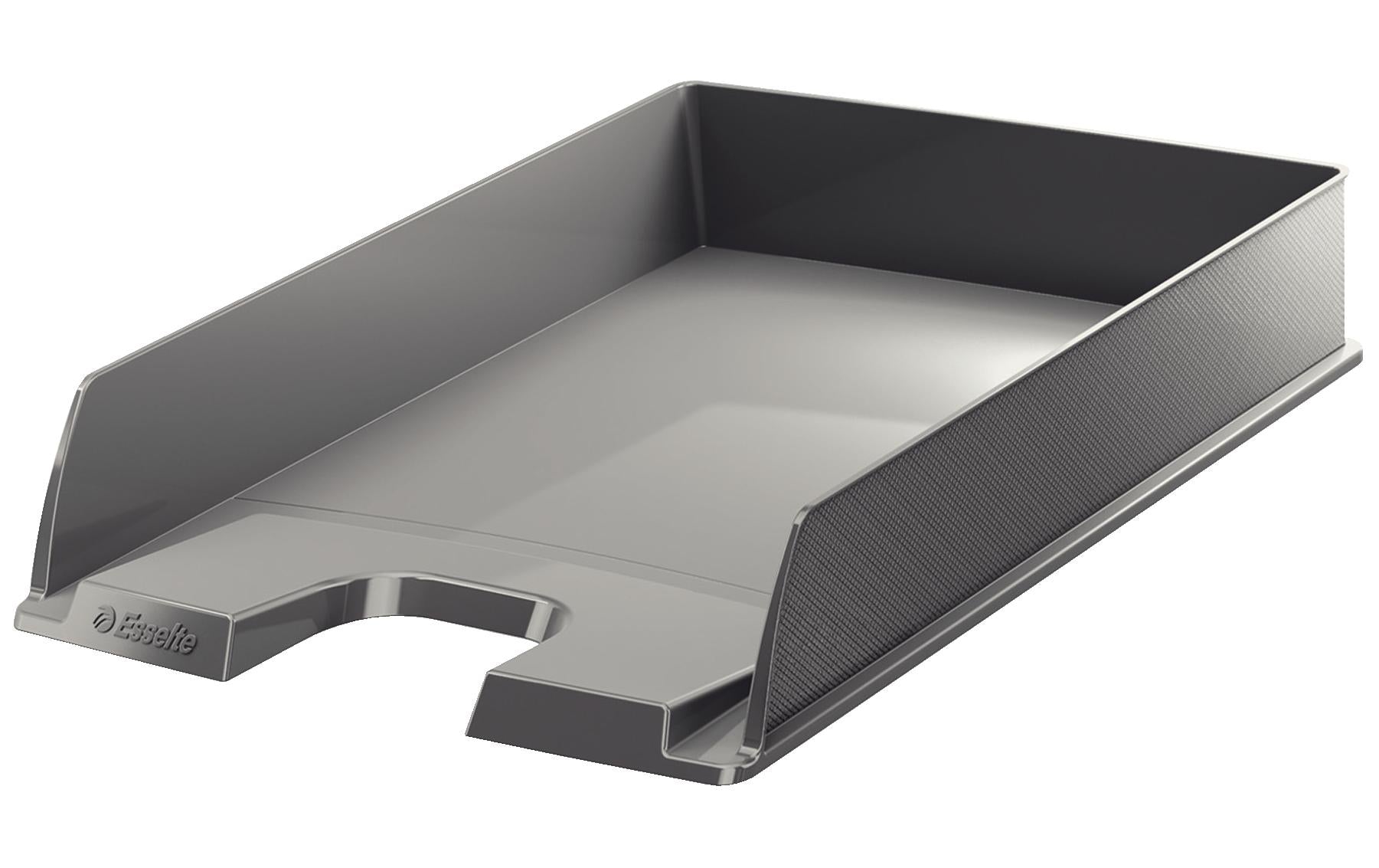 Esselte Europost – Briefkorb für A4, grau, 254 × 61 × 350 mm