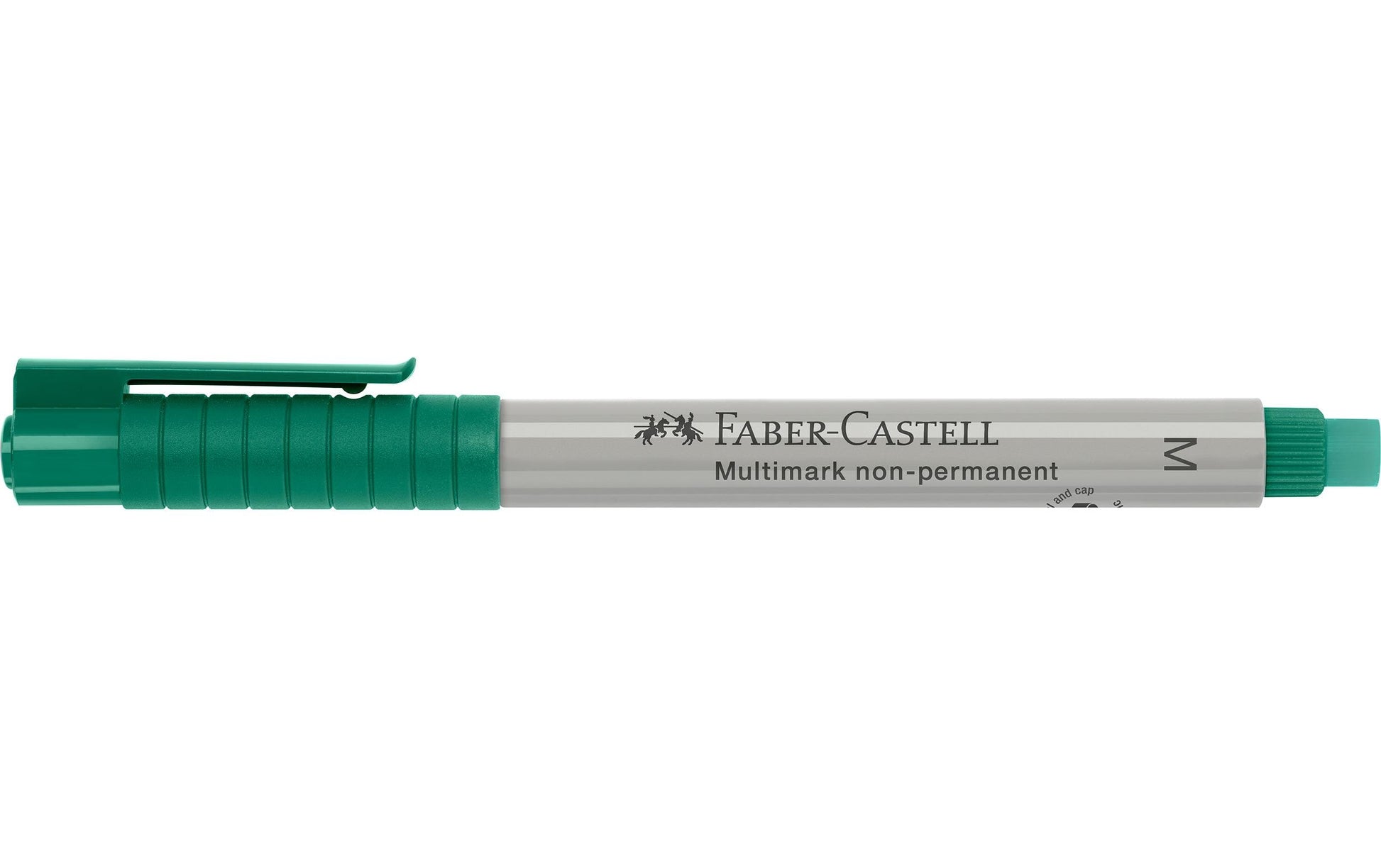 Faber-Castell OHP-Marker – mittlere Spitze, grün, 10 Stk., feucht abwischbar – für Folien & glatte Oberflächen