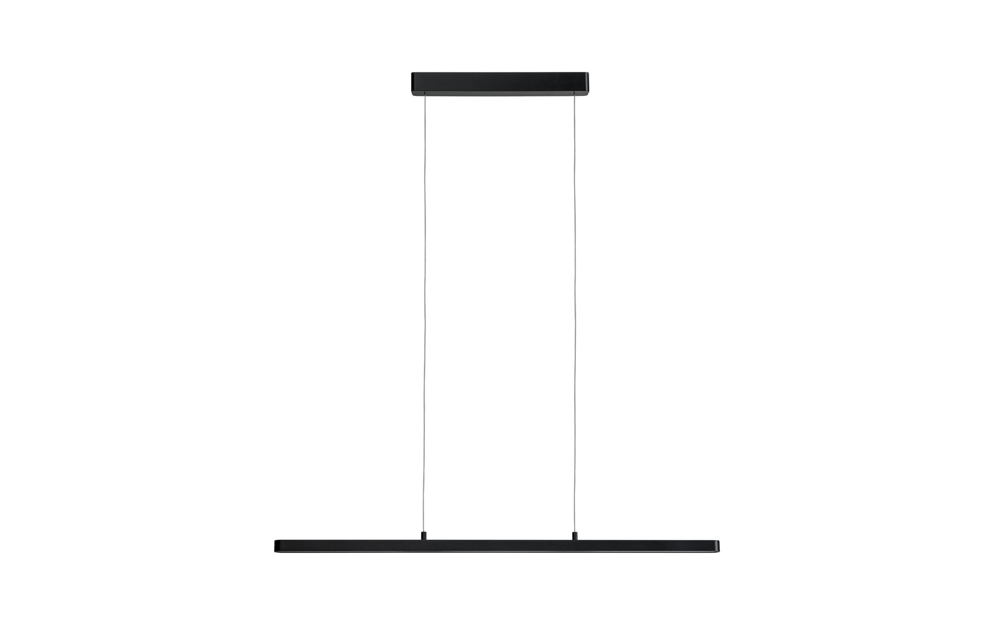 Paulmann Deckenleuchte Lento – 100 × 3,5 cm, 1800 lm, 42 W, 2700 K, dimmbar, schwarz, Pendellänge 150 cm