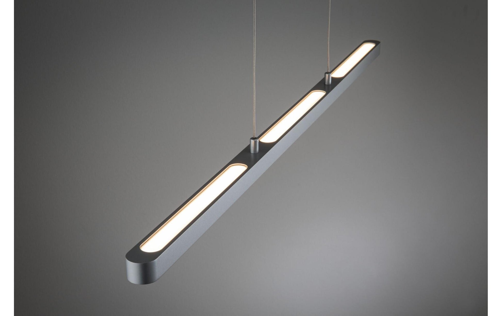 Paulmann Pendelleuchte Lento – 100 × 3,5 cm, 1800 lm, 42 W, 2700 K, dimmbar, chrom, festverbaute LED