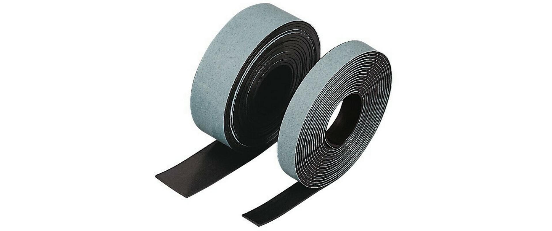 BEREC Magnetstreifen – selbstklebend – 12,5 mm × 3 m – schwarz