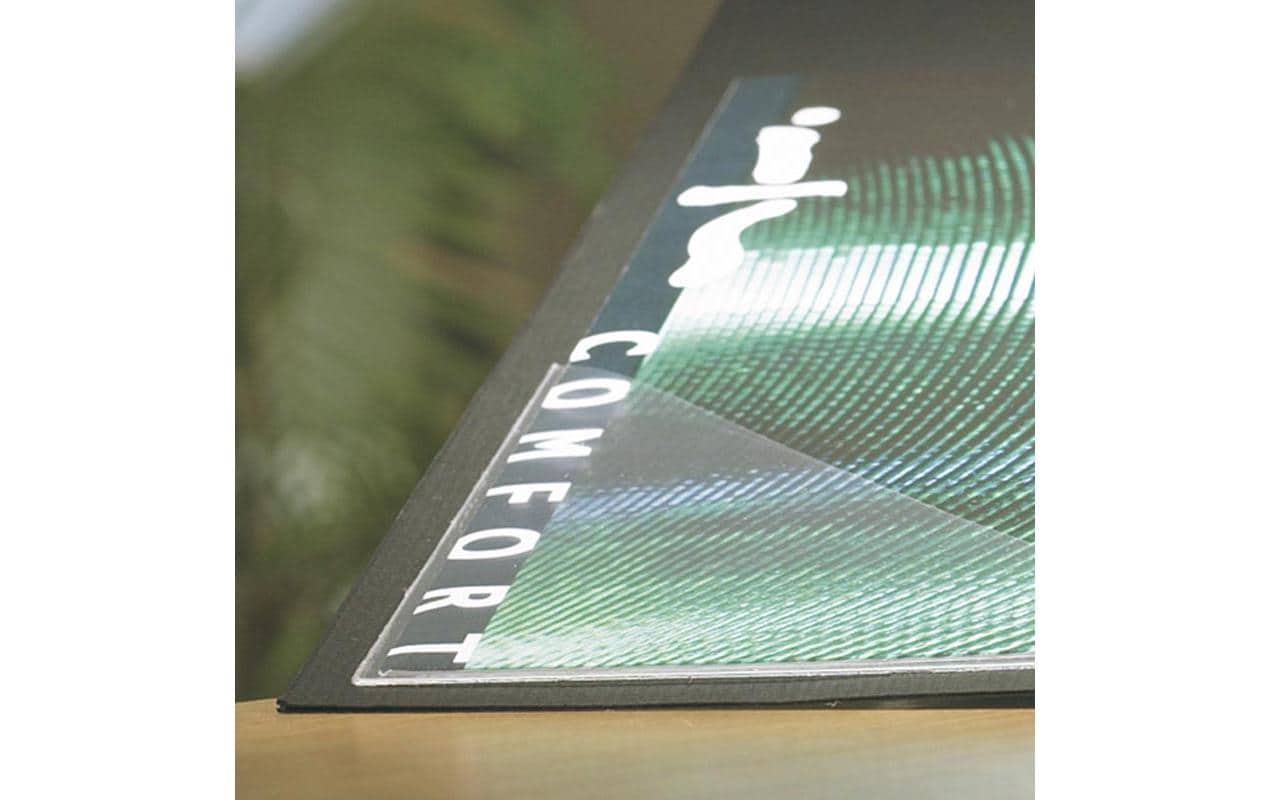 3L Eckentaschen 170 × 170 mm, transparent – 6 Stück