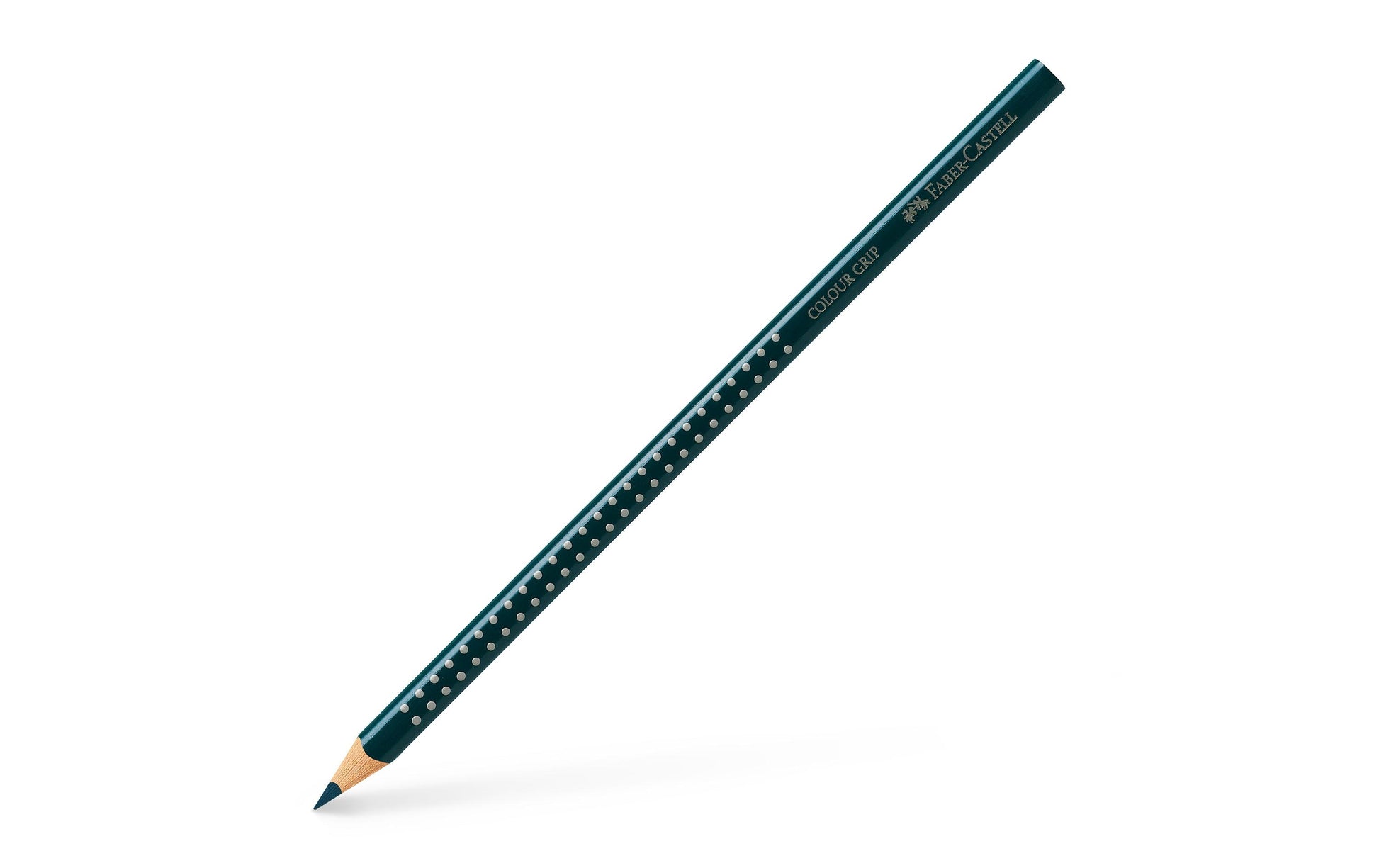 Faber-Castell Aquarellfarbstift Colour Grip 2001 – tiefes Kobaltblaugrün, Ø 3 mm, dreikantig, FSC