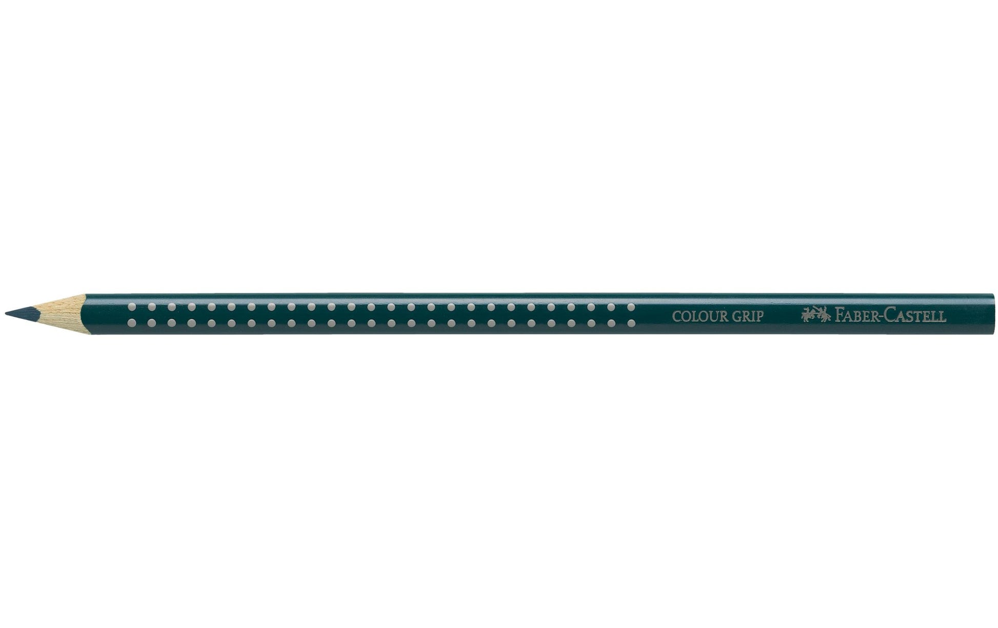 Faber-Castell Aquarellfarbstift Colour Grip 2001 – tiefes Kobaltblaugrün, Ø 3 mm, dreikantig, FSC