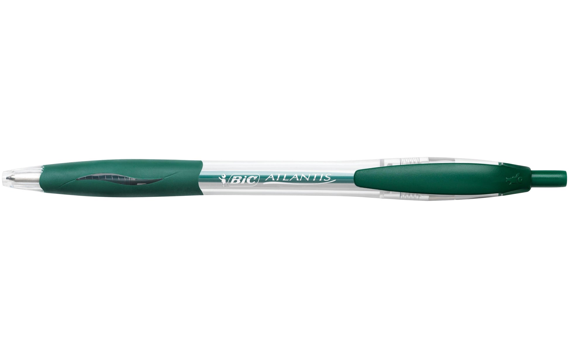 BIC Atlantis Kugelschreiber – 12er Pack, Grün, Kunststoff