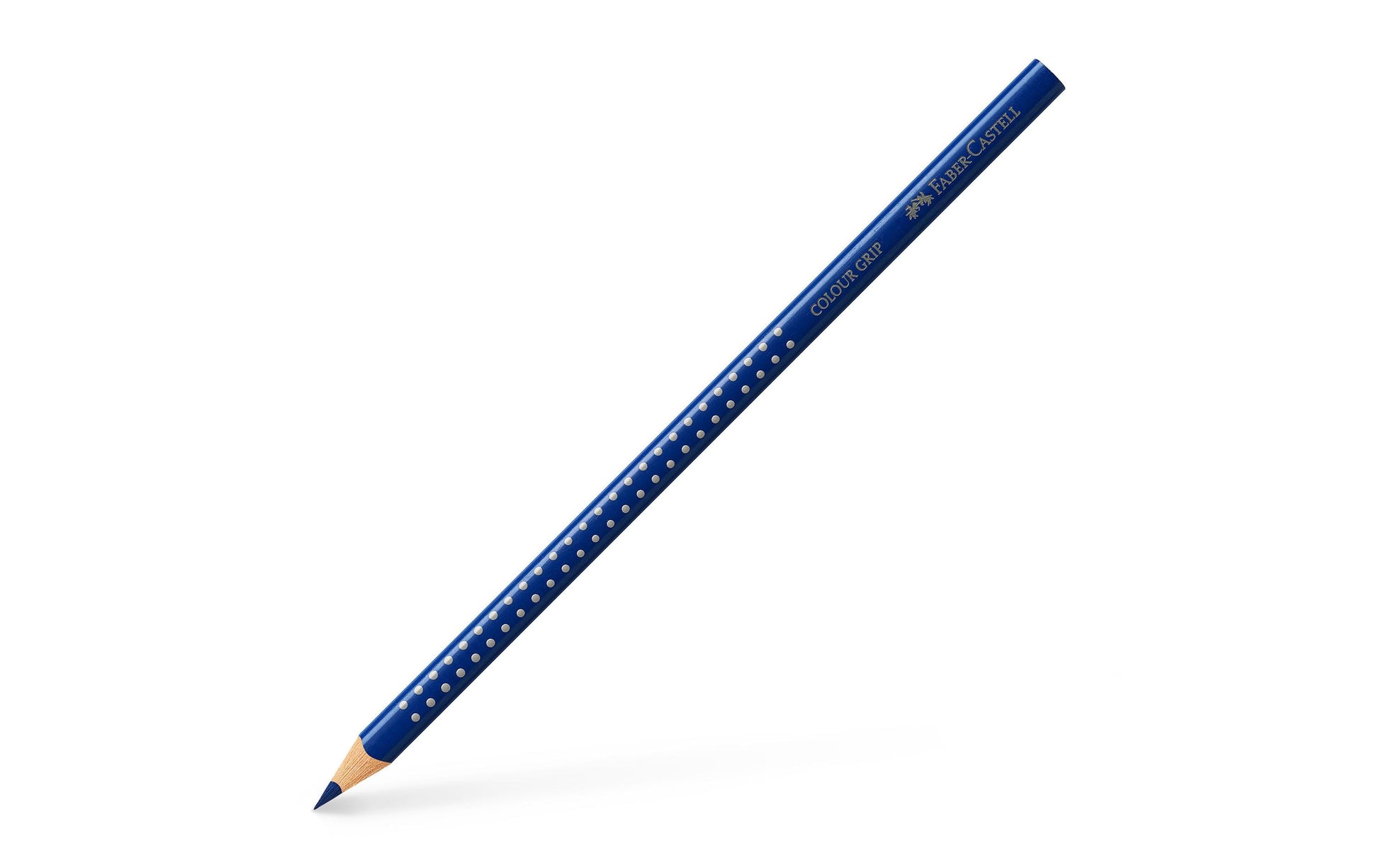 Faber-Castell Aquarellfarbstift Colour Grip 2001 – rötlich helioblau, Ø 3 mm, dreikantig, FSC