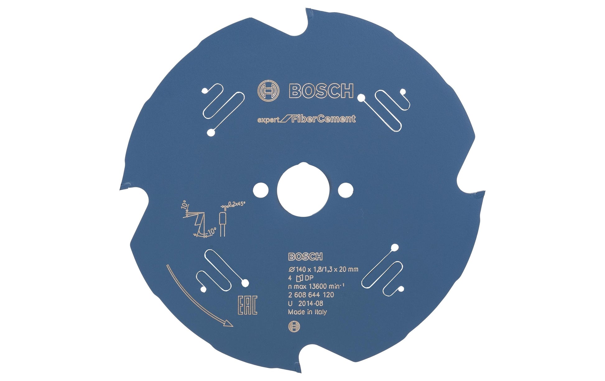 Bosch Professional – Kreissägeblatt, 2 608 644 120, 140 mm × 20 mm × 1,8 mm