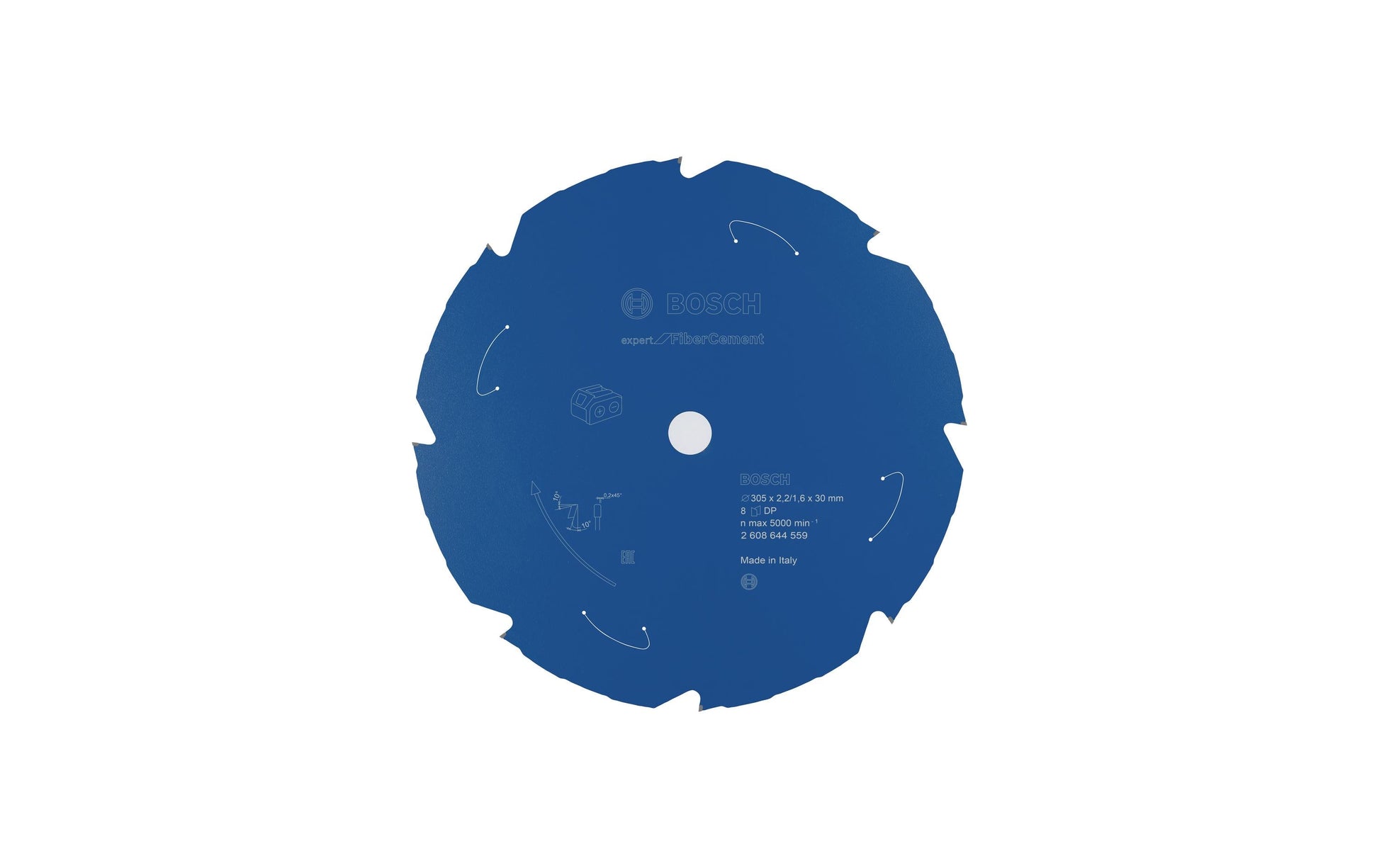 Bosch Professional – Kreissägeblatt, Expert Cement, 2 608 644 559, 305 mm × 2,2 mm × 30 mm