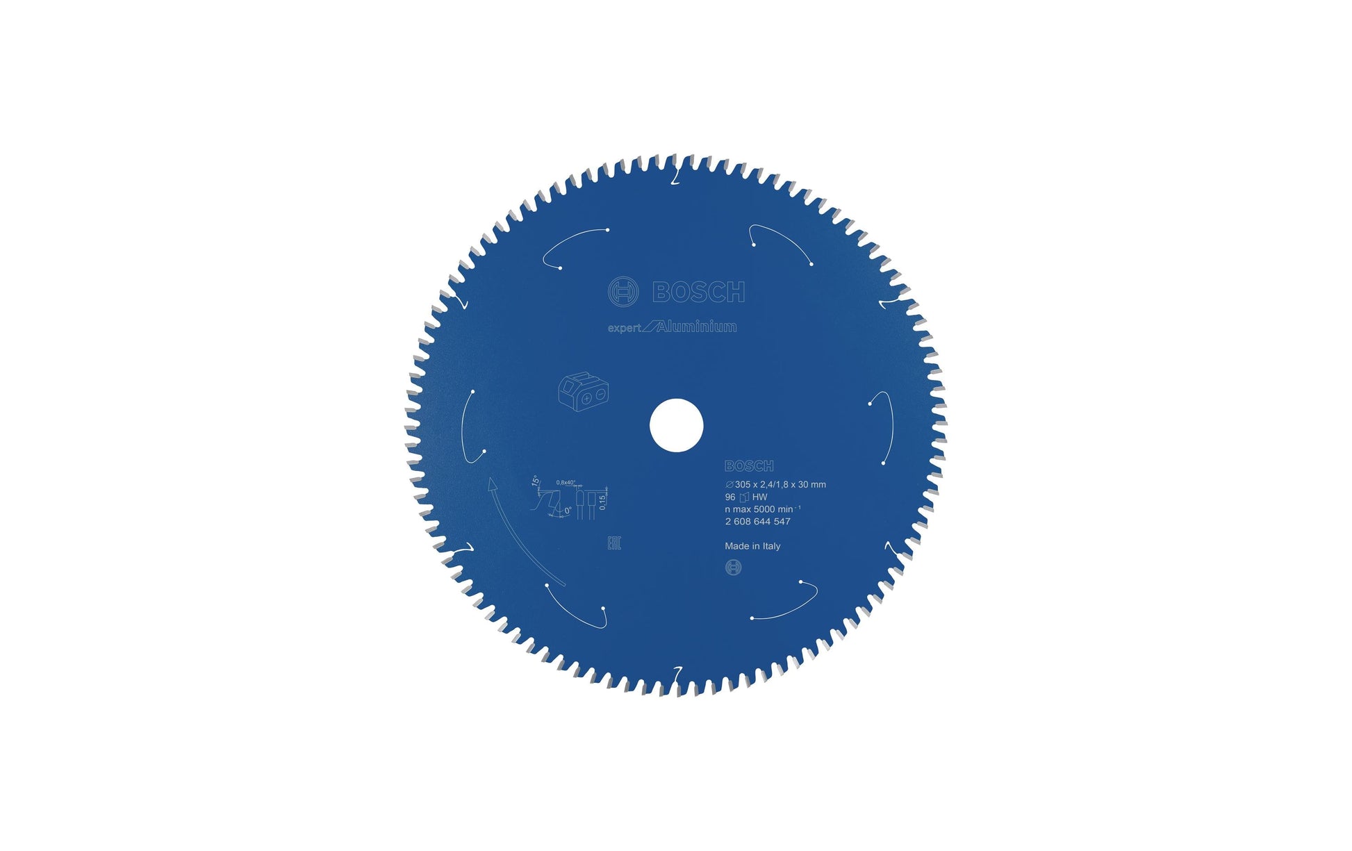 Bosch Professional – Kreissägeblatt, Expert für Aluminium, 2 608 644 547, 305 mm × 30 mm × 1,8 mm