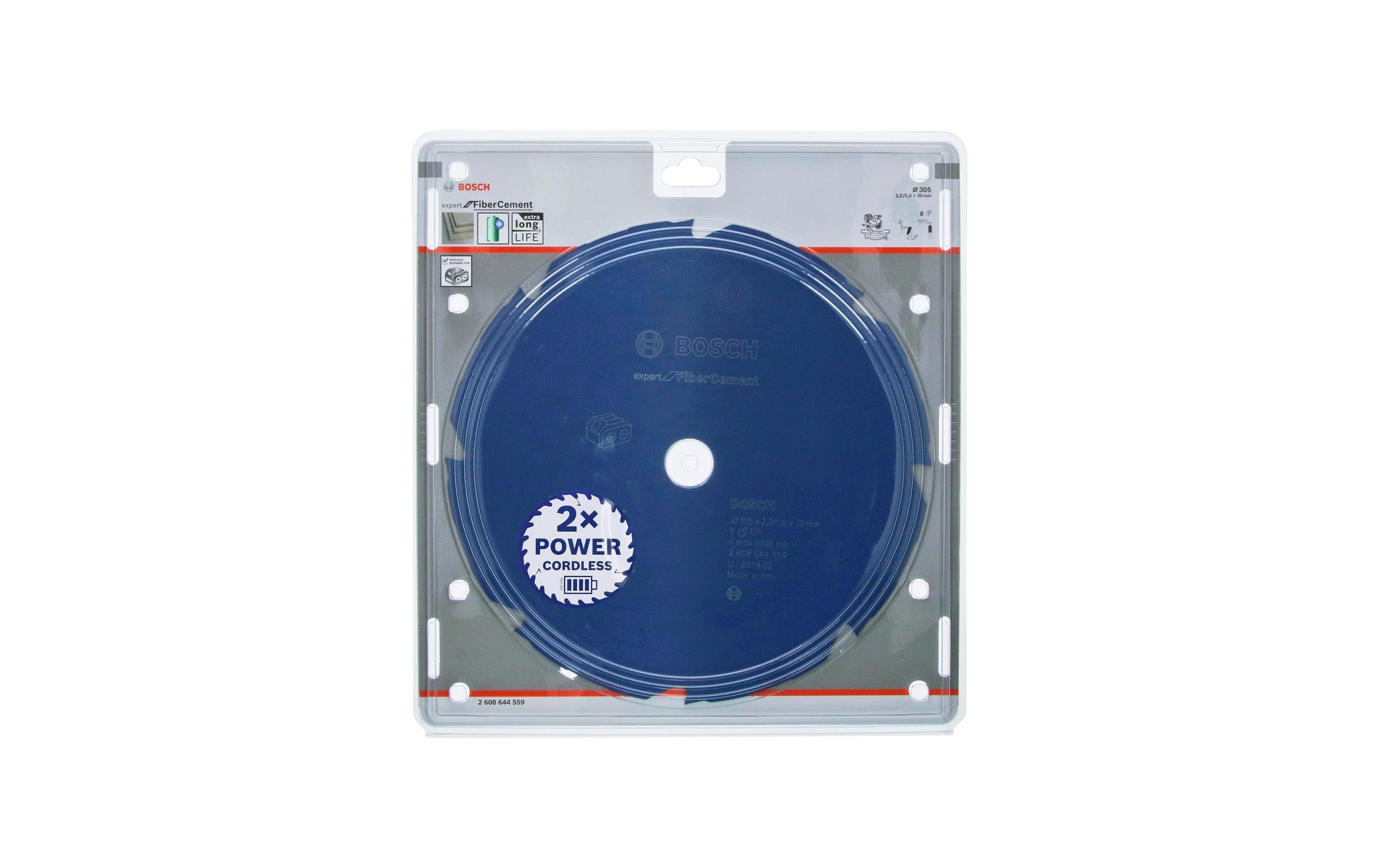 Bosch Professional – Kreissägeblatt, Expert Cement, 2 608 644 559, 305 mm × 2,2 mm × 30 mm