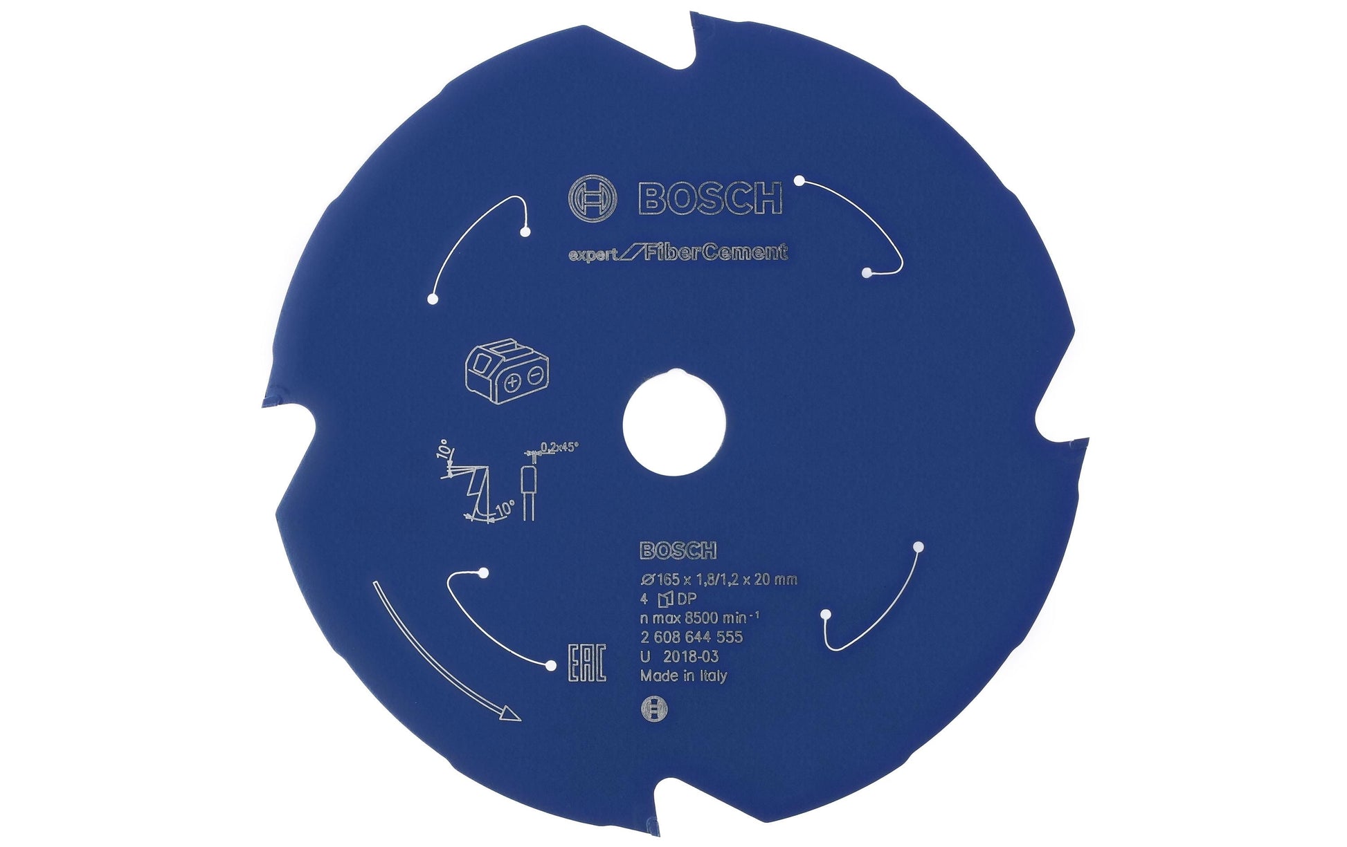 Bosch Professional – Kreissägeblatt, Expert Cement, 2 608 644 559, 305 mm × 2,2 mm × 30 mm