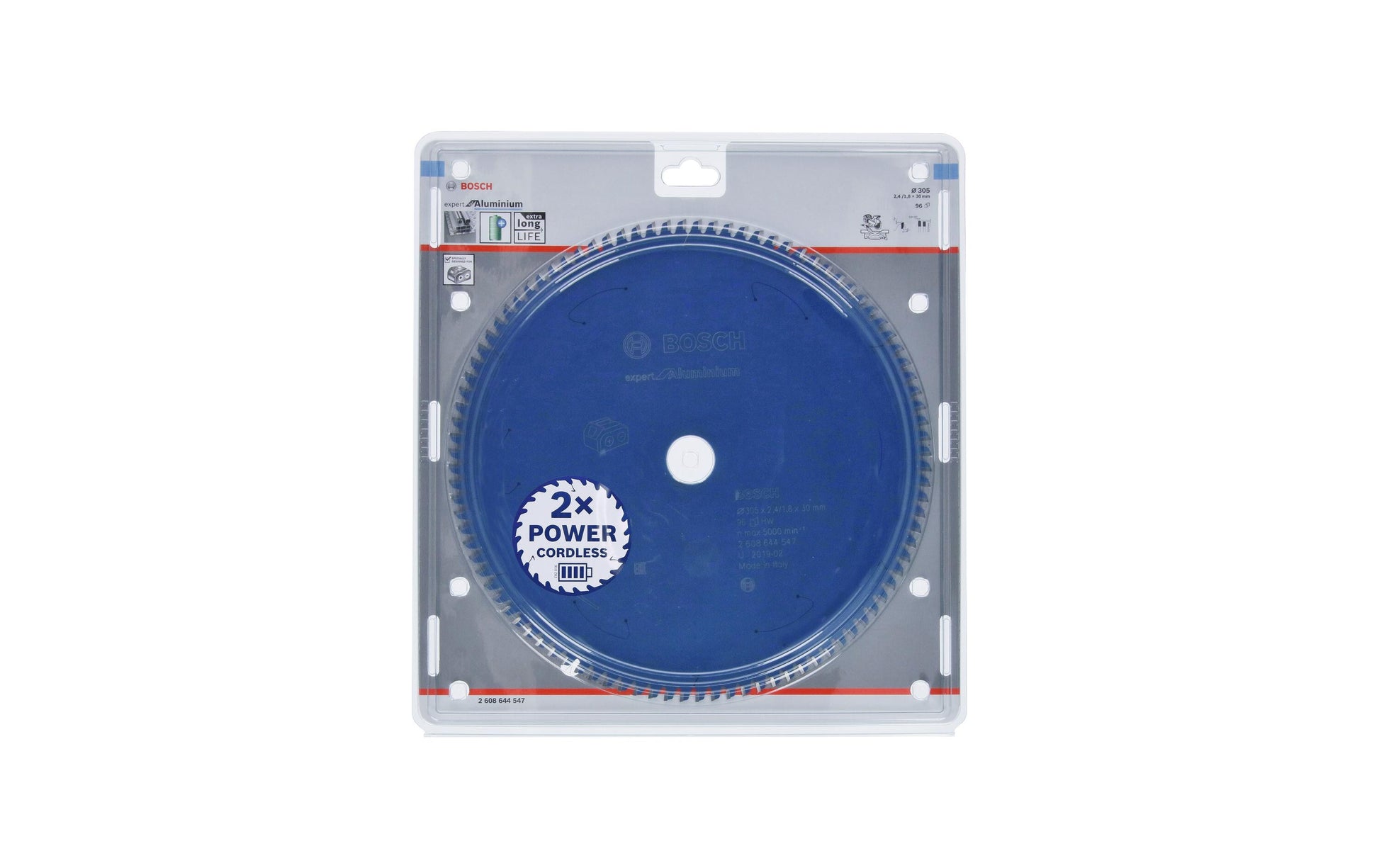 Bosch Professional – Kreissägeblatt, Expert für Aluminium, 2 608 644 547, 305 mm × 30 mm × 1,8 mm