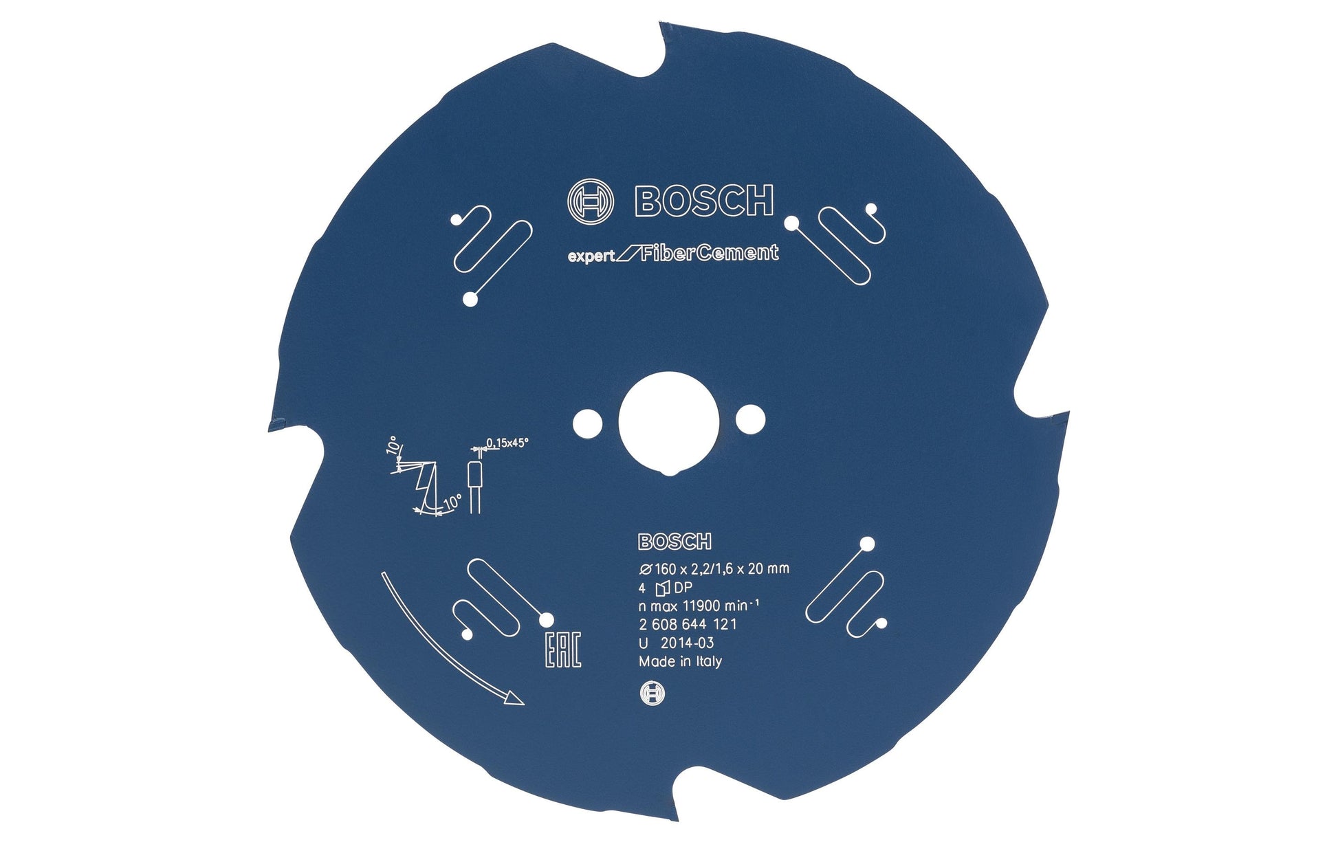 Bosch Professional – Kreissägeblatt, 2 608 644 120, 140 mm × 20 mm × 1,8 mm