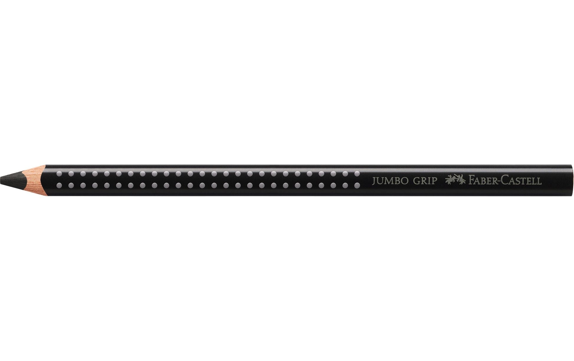 Faber-Castell Aquarellfarbstift Jumbo Grip – Schwarz, Ø 5,3 mm, Dreikantig, FSC
