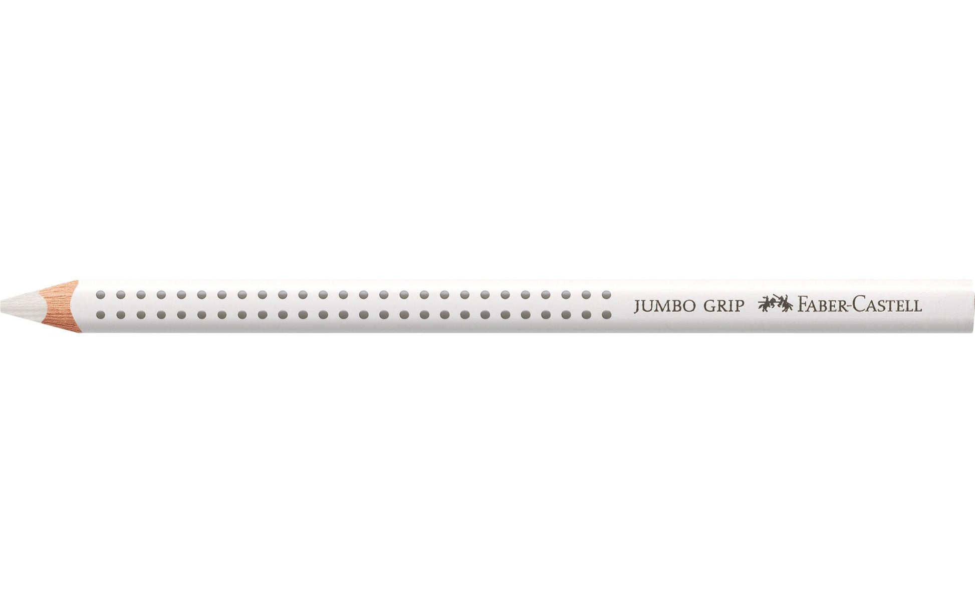 Faber-Castell Aquarellfarbstift Jumbo Grip – weiss, Ø 5,3 mm, dreikantig, FSC