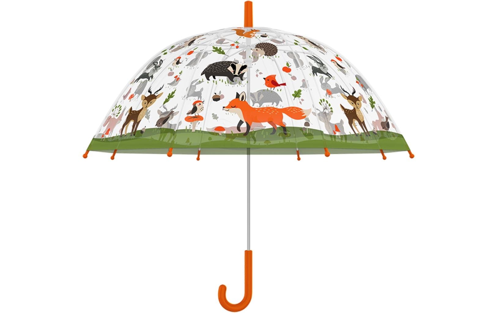 Esschert Design Stockschirm KG261 – Ø 70,5 cm, L 69,2 cm – mehrfarbig Waldtiere