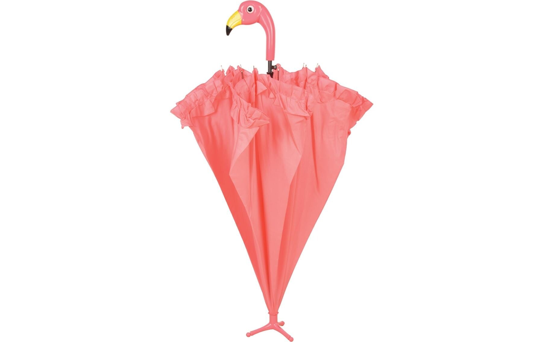 Esschert Design Stockschirm TP203 – Auf/Zu-Automatik, Ø 98 cm, L 79 cm – rosa