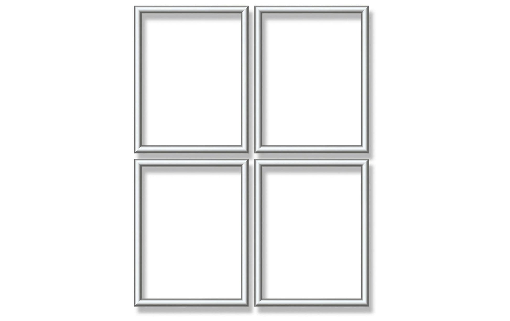 Schipper Quattro Alurahmen – für 18 × 24 cm – Aluminium, silber