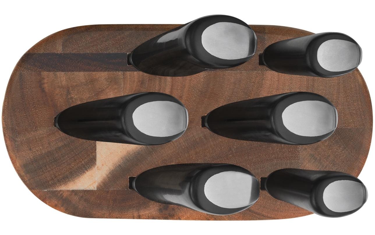 Tefal Jamie Oliver Messerblock – 6-teilig – Holz – Braun