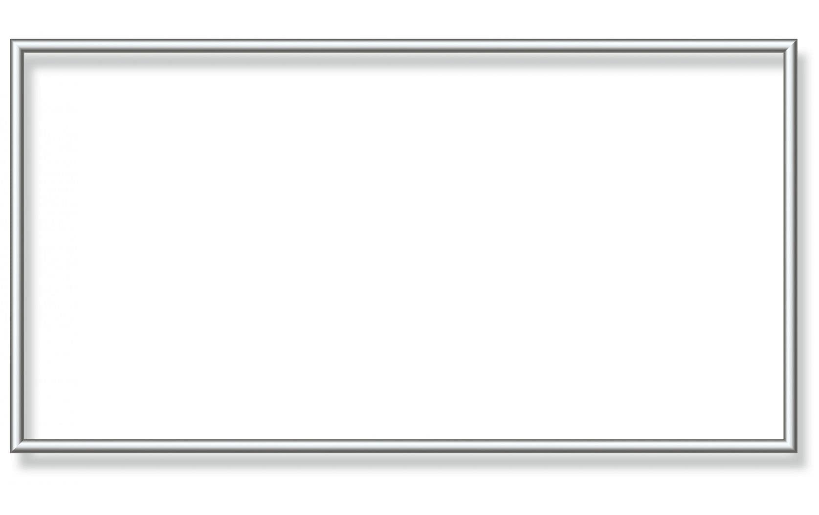 Schipper Bilderrahmen – für 40 × 80 cm – Aluminium, silber