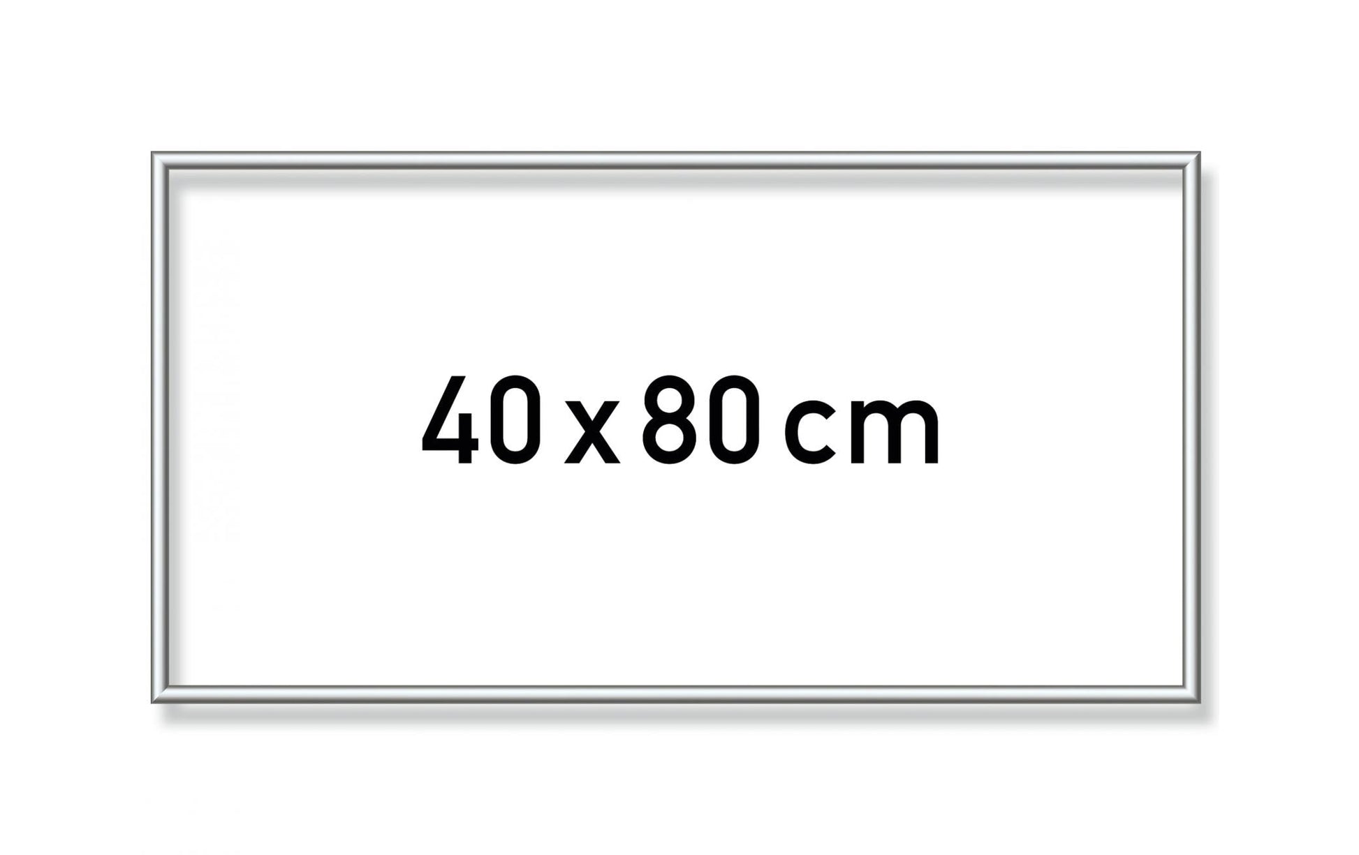 Schipper Bilderrahmen – für 40 × 80 cm – Aluminium, silber