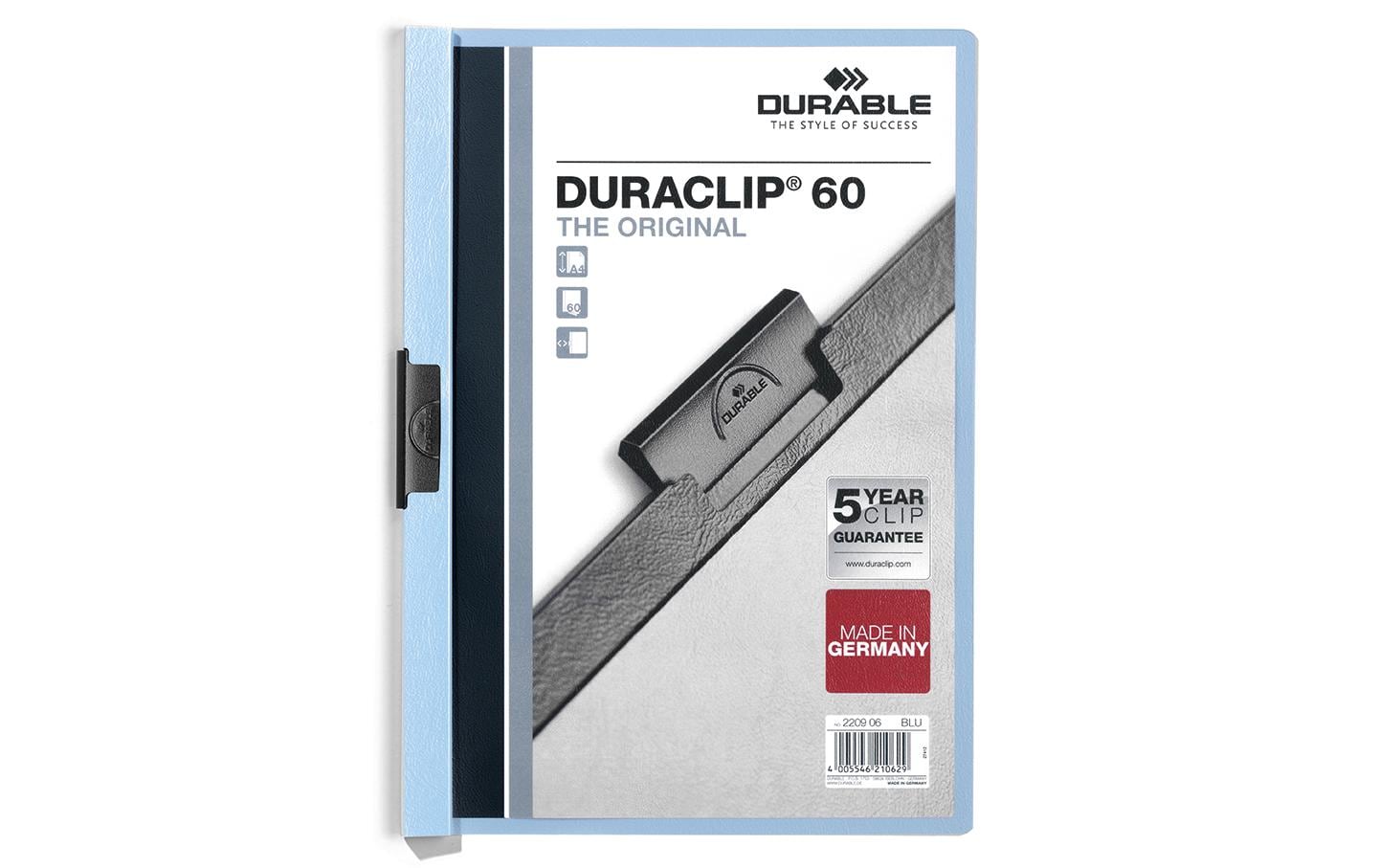 Durable Konferenzmappe – A4, Kunststoff, Hellblau