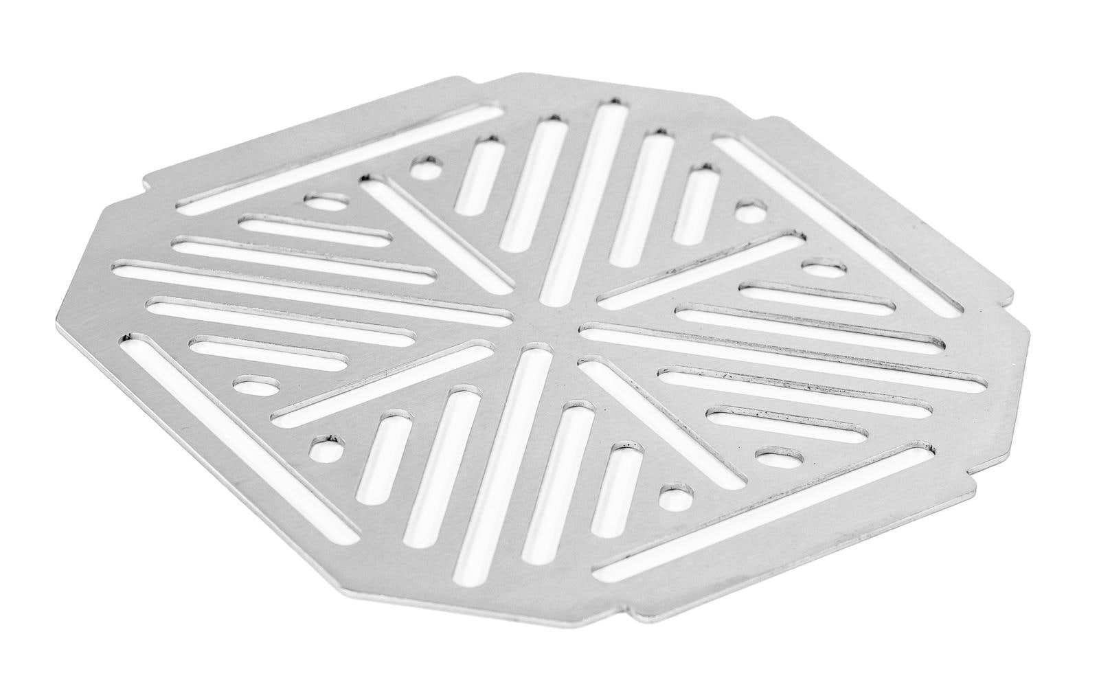 FENNEK Zusatzrost – 13 × 13 × 0,1 cm, Titan – für Hobo Premium Titan