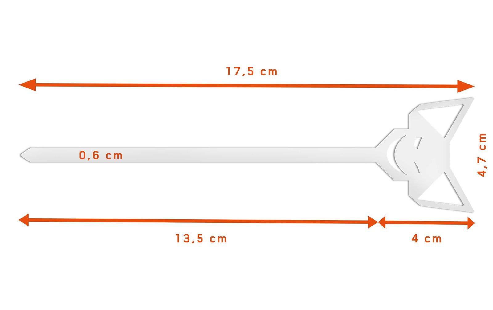 FENNEK Burger-Spiesse 17,5 cm, Edelstahl, 6 Stk.