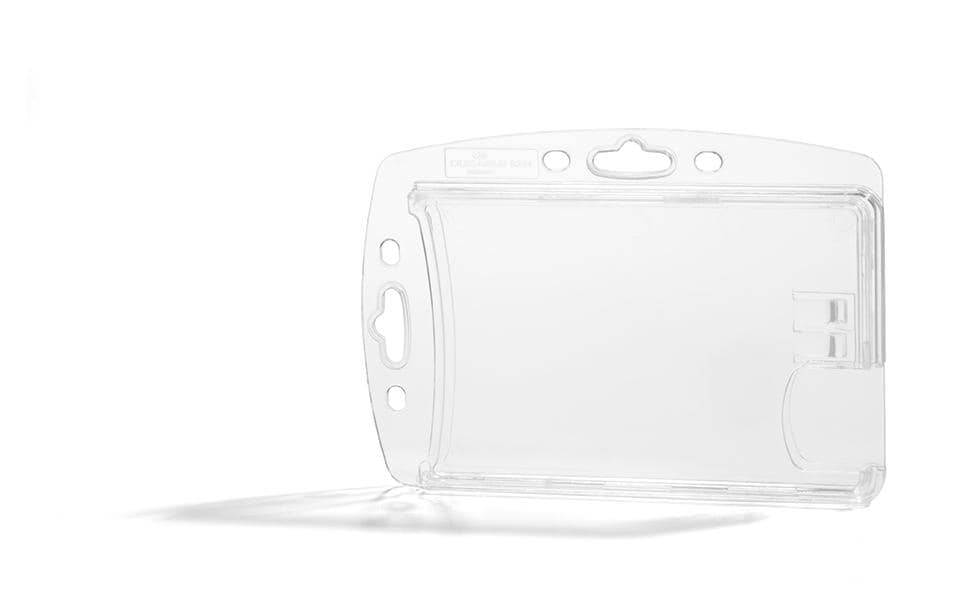 Durable Hartbox – für Betriebsausweise – 85 × 54 mm, Kunststoff, transparent – 10 Stück