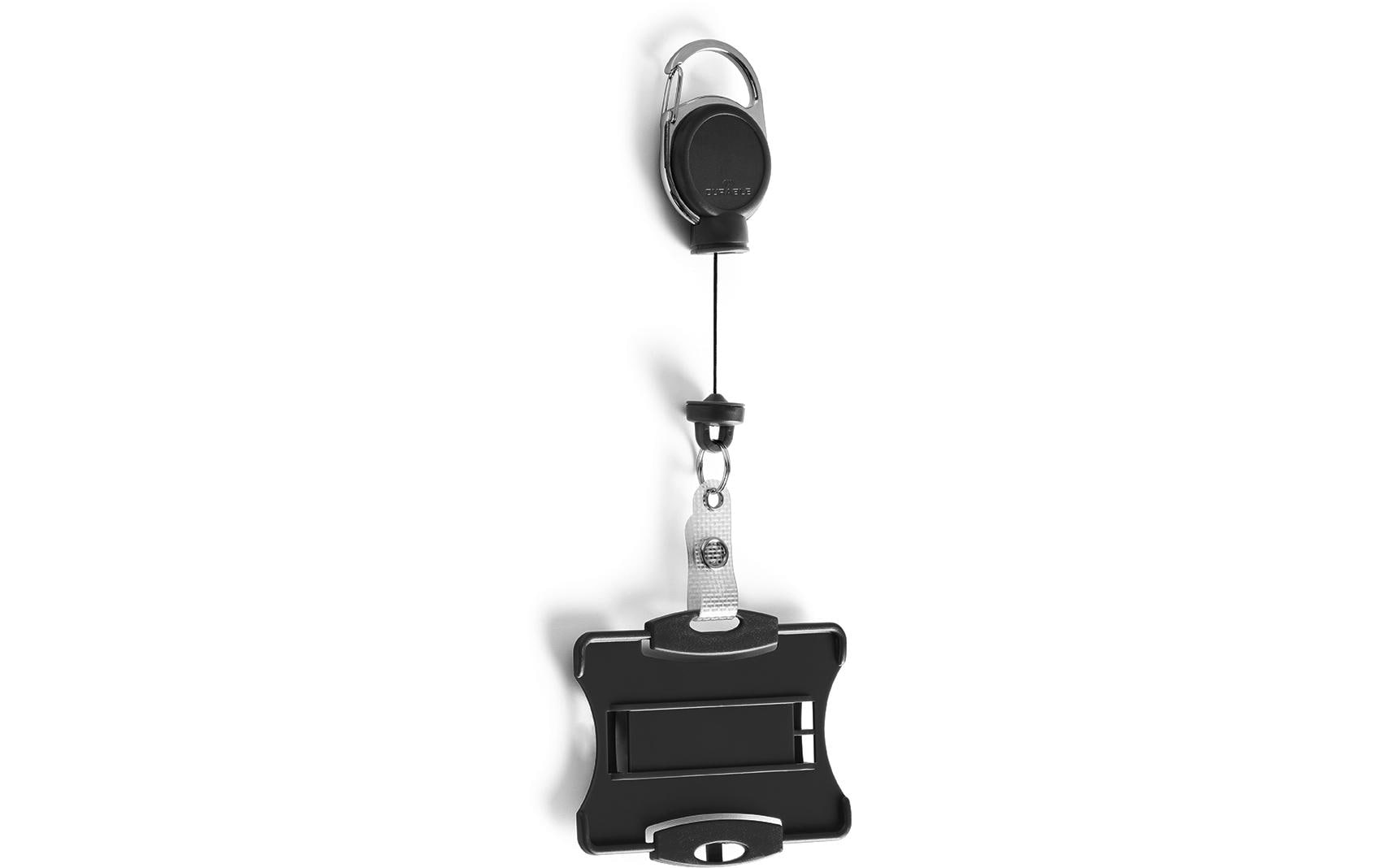 Durable Ausweishalter – 87 × 54 mm, transparent, für 1 Betriebs-/Sicherheitsausweis