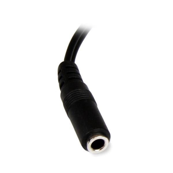 StarTech.com 3,5-mm-auf-2×-Cinch-Adapterkabel – 3,5-mm-Klinke Stecker zu 2× Cinch Buchse – 0,152 m