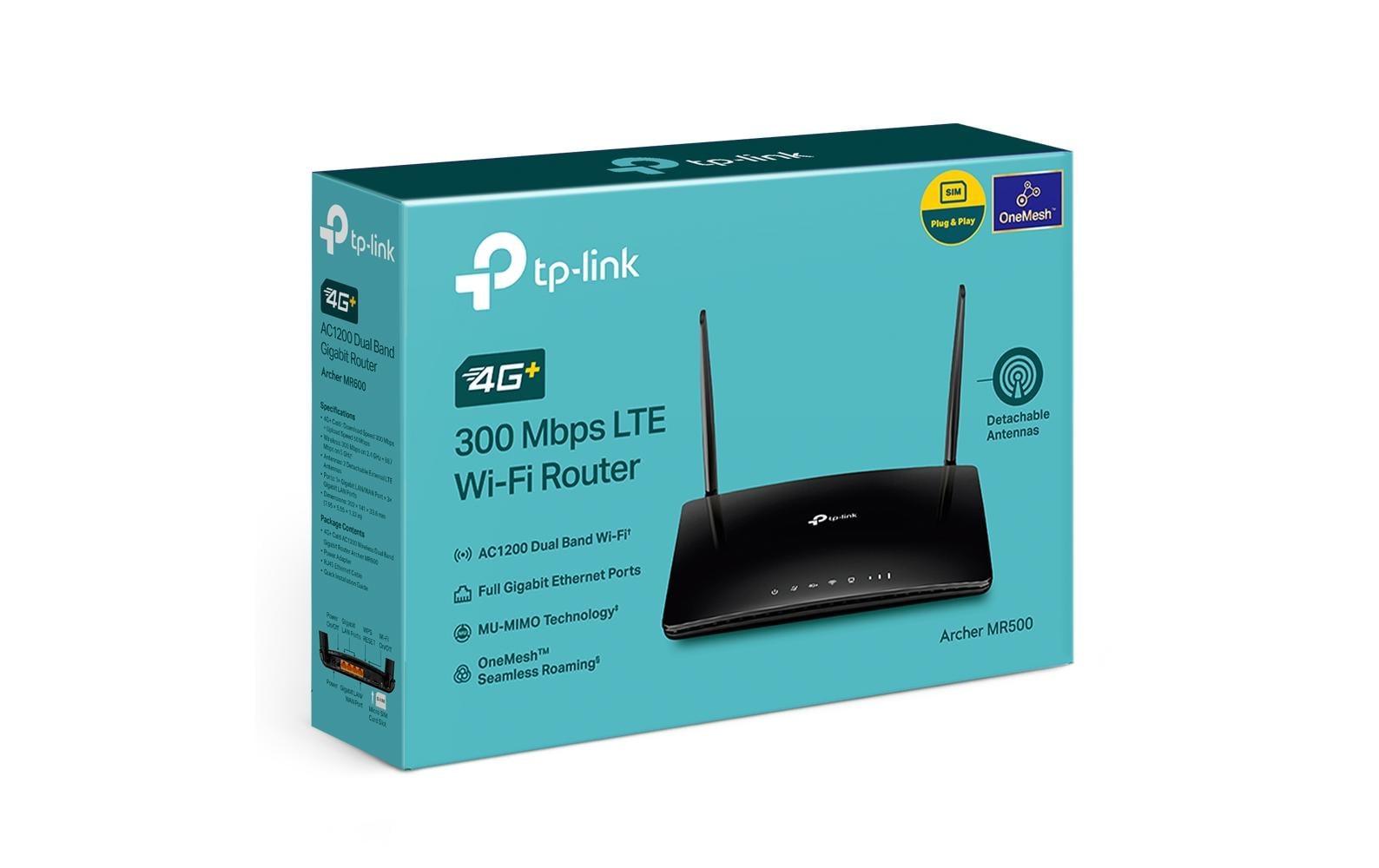 TP-Link Archer MR500 – WLAN-Router – Wi-Fi 5 Dual-Band (2,4/5 GHz), 867 Mbit/s