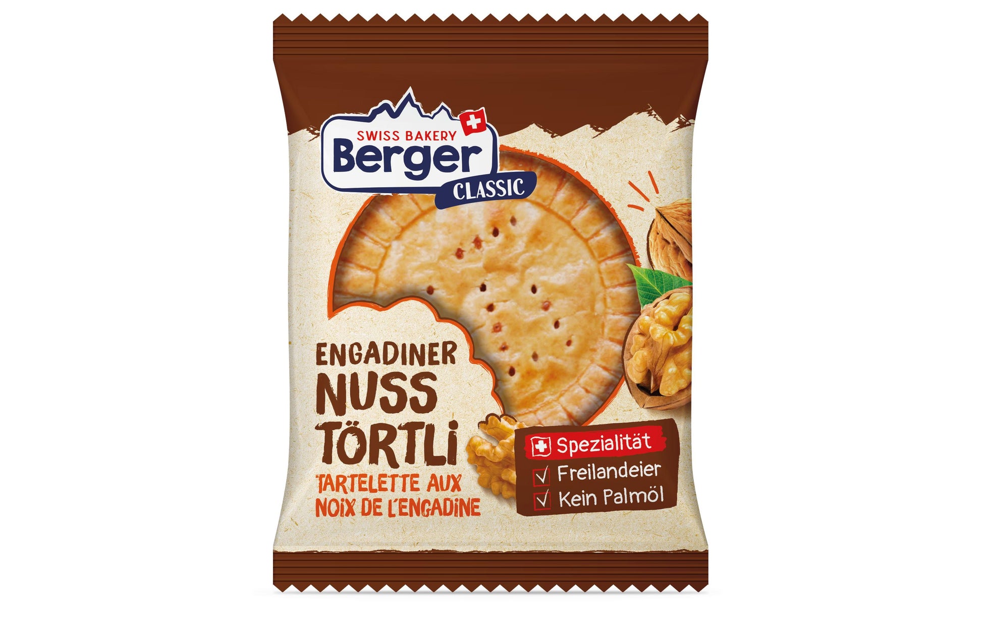 Berger Nusstörtli – 10 × 74 g