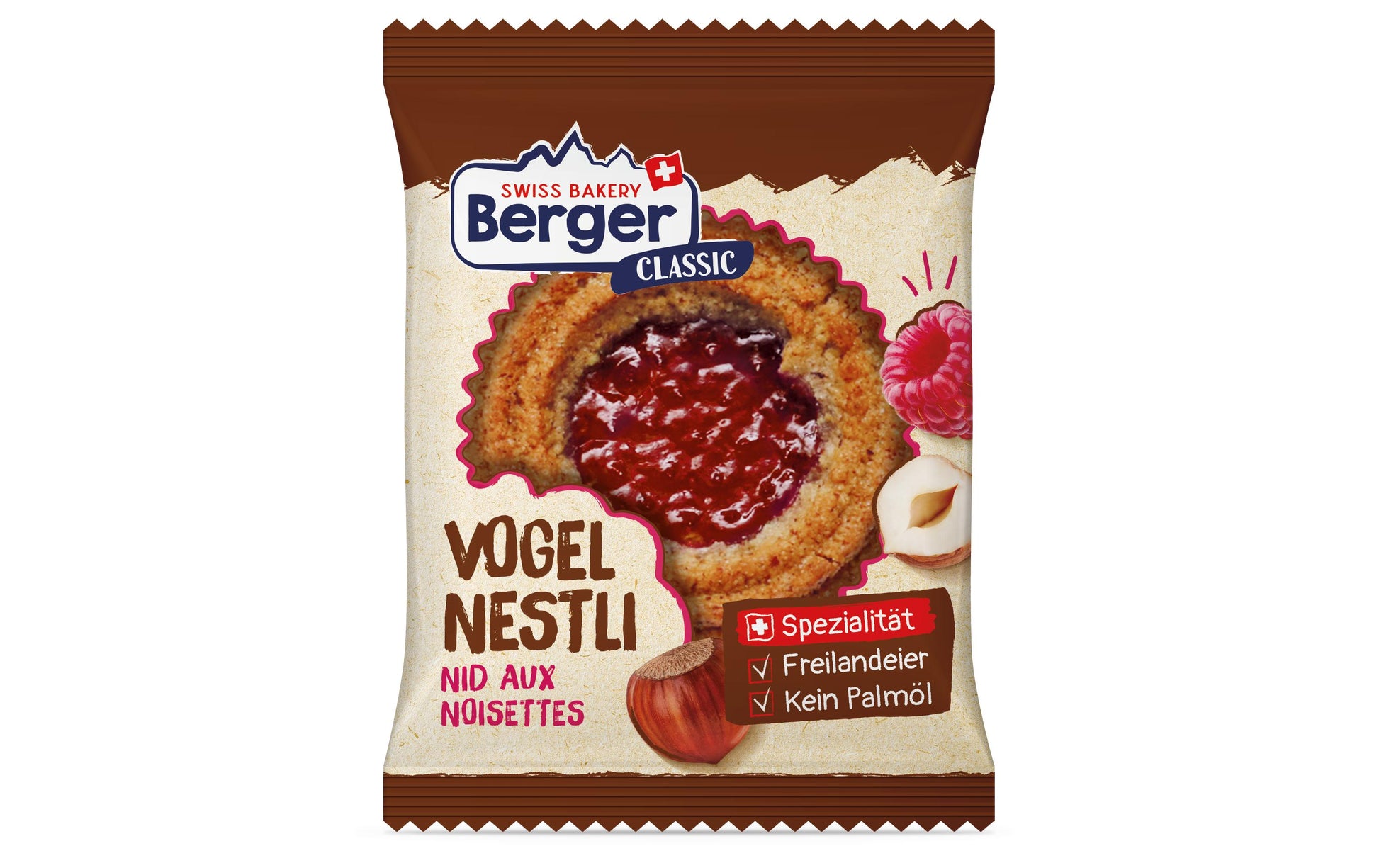 Berger Vogelnestli Kuchen – 10 × 74 g