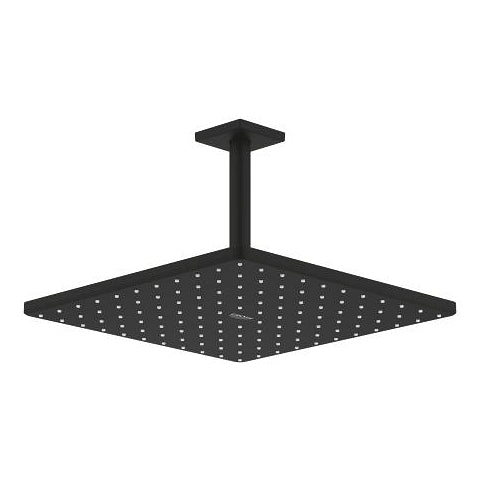 GROHE Kopfbrause RSH 310 Mono Cube Set – 31×14,2 cm, Metall, Deckenmontiert, Schwarz