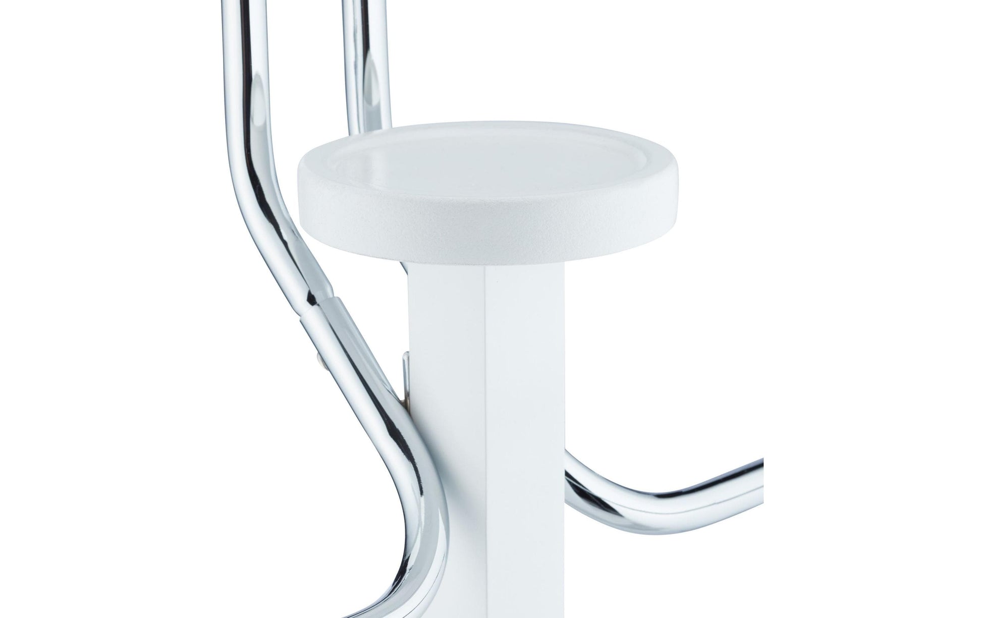 Relaxdays Garderobenständer – MDF/Metall – Weiss – 1'095 mm