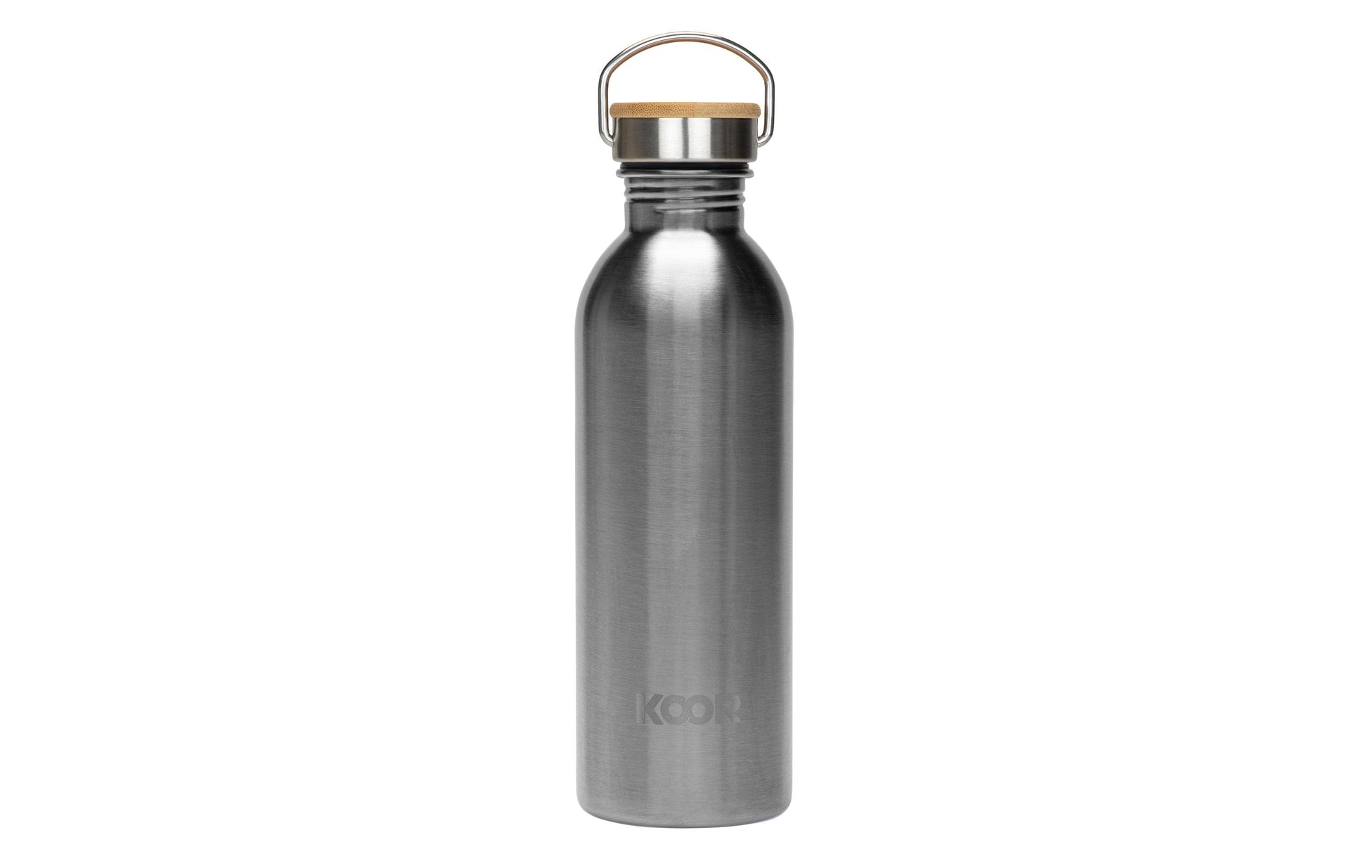 KOOR Trinkflasche 1 l – Edelstahl, Weithals, Schraubdeckel