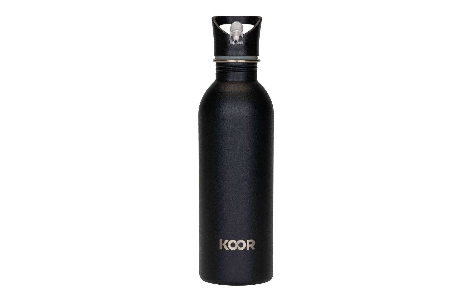 KOOR Trinkflasche 1 l – Edelstahl, Weithals, Schraubdeckel