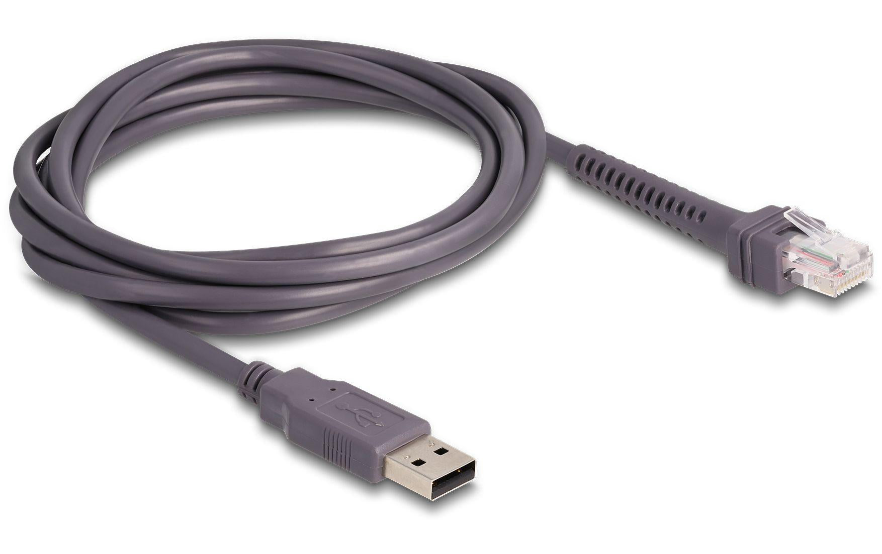 DeLOCK 90584 – 1D, kabelgebunden, USB/RJ-50, mit Ständer