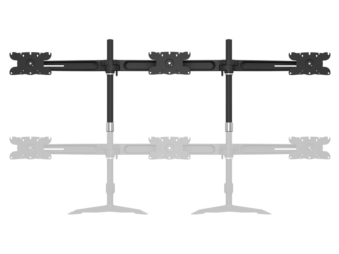 Multibrackets Tischhalterung, 3, Standfuss, bis 32", VESA 100 × 100 mm, 24 kg, drehbar, schwarz