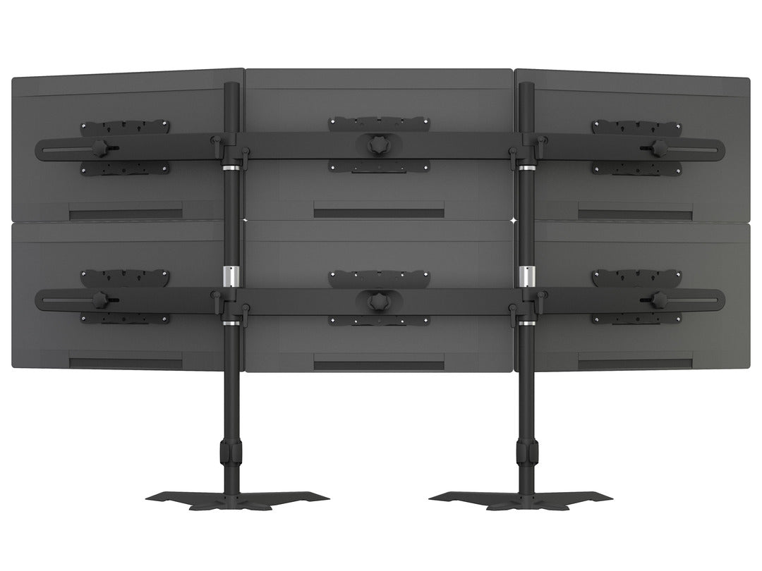 Multibrackets Tischhalterung, 3, Standfuss, bis 32", VESA 100 × 100 mm, 24 kg, drehbar, schwarz
