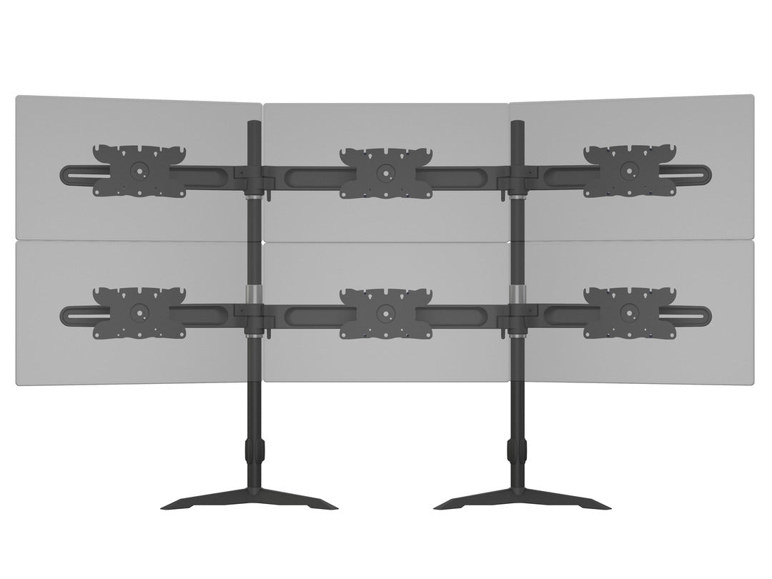 Multibrackets Tischhalterung, 3, Standfuss, bis 32", VESA 100 × 100 mm, 24 kg, drehbar, schwarz